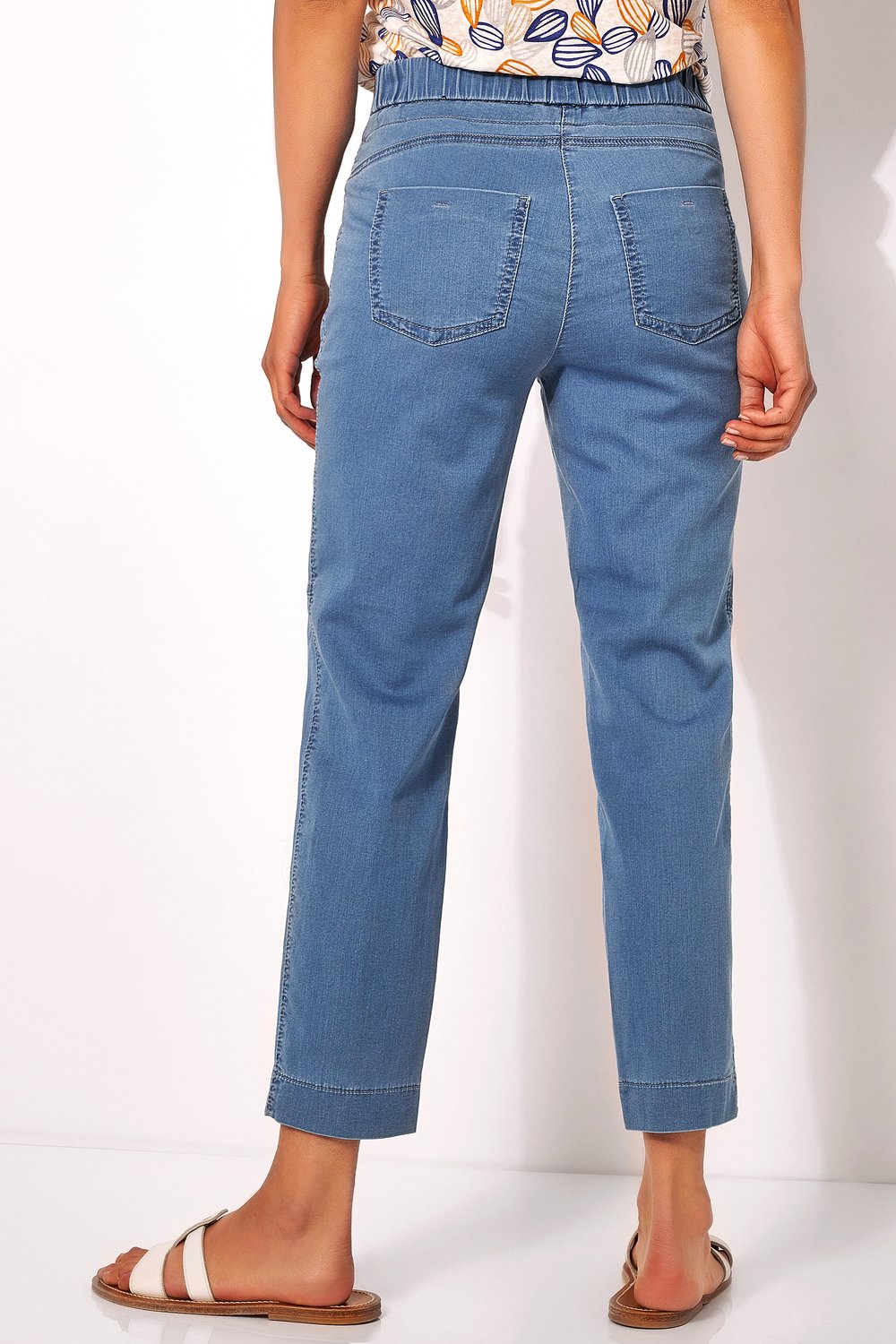 Sue Jogpants 7/8 53 Blue Bleached - Bild 2