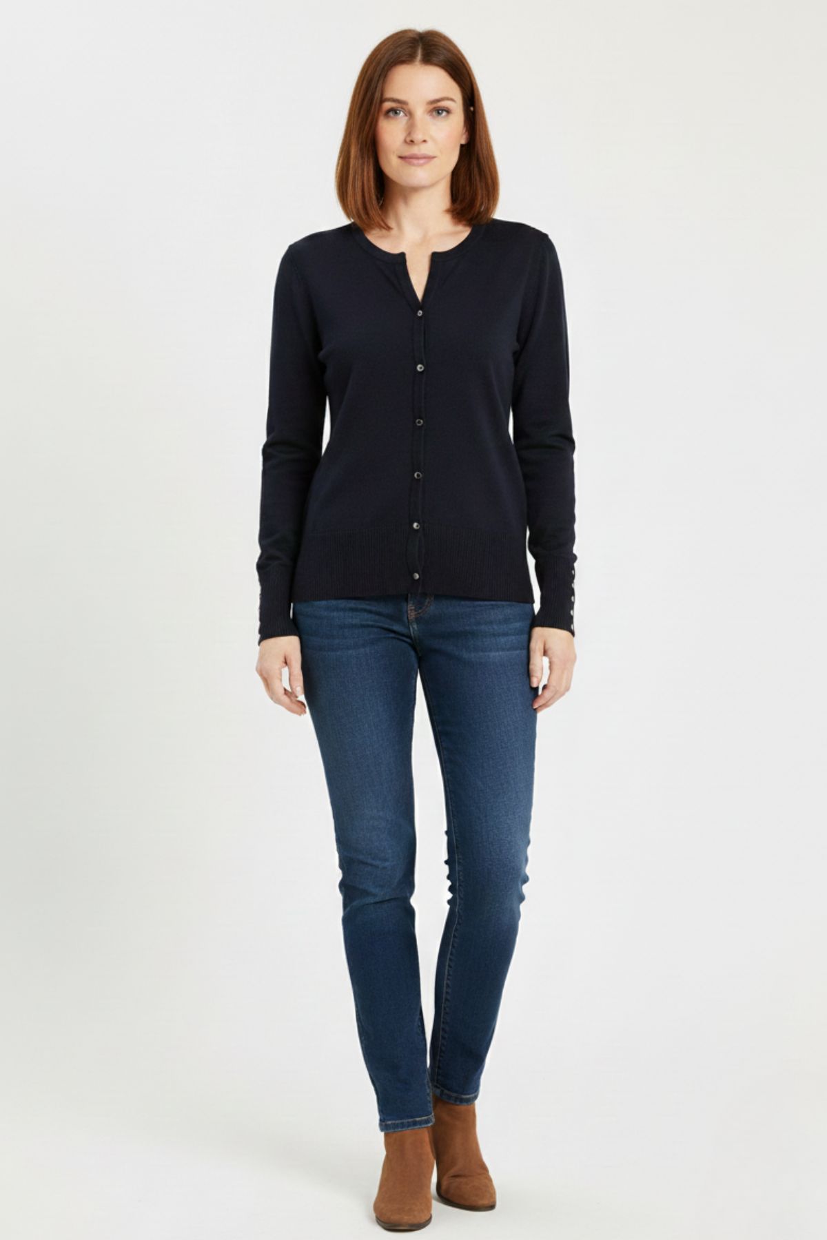 Micha Cardigan Aberdeen 10 Navy - Bild 3