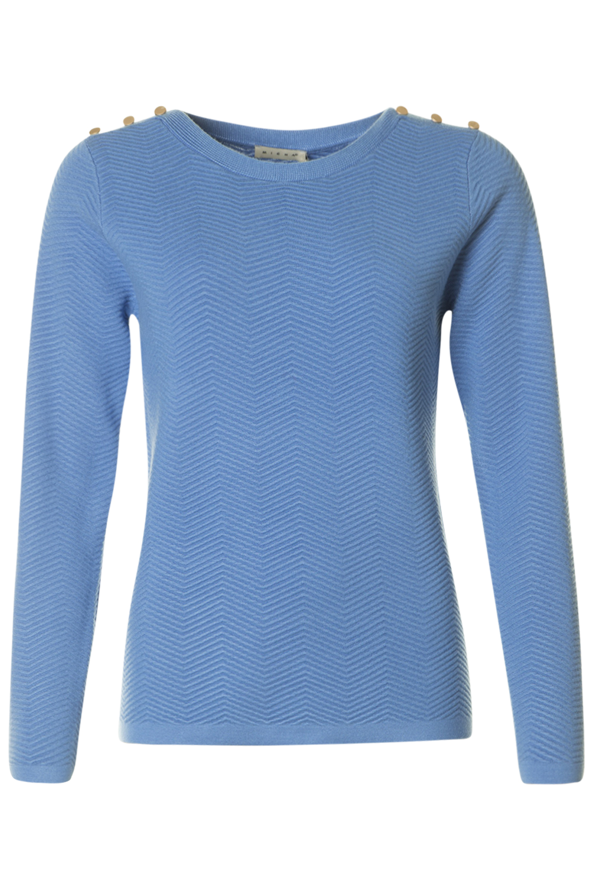 Micha Tröja Memphis 5318 Azure Blue, fram