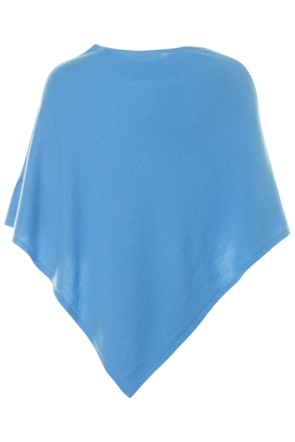 Clarina Cashmereponcho Karola 610 Blue Capri, bak