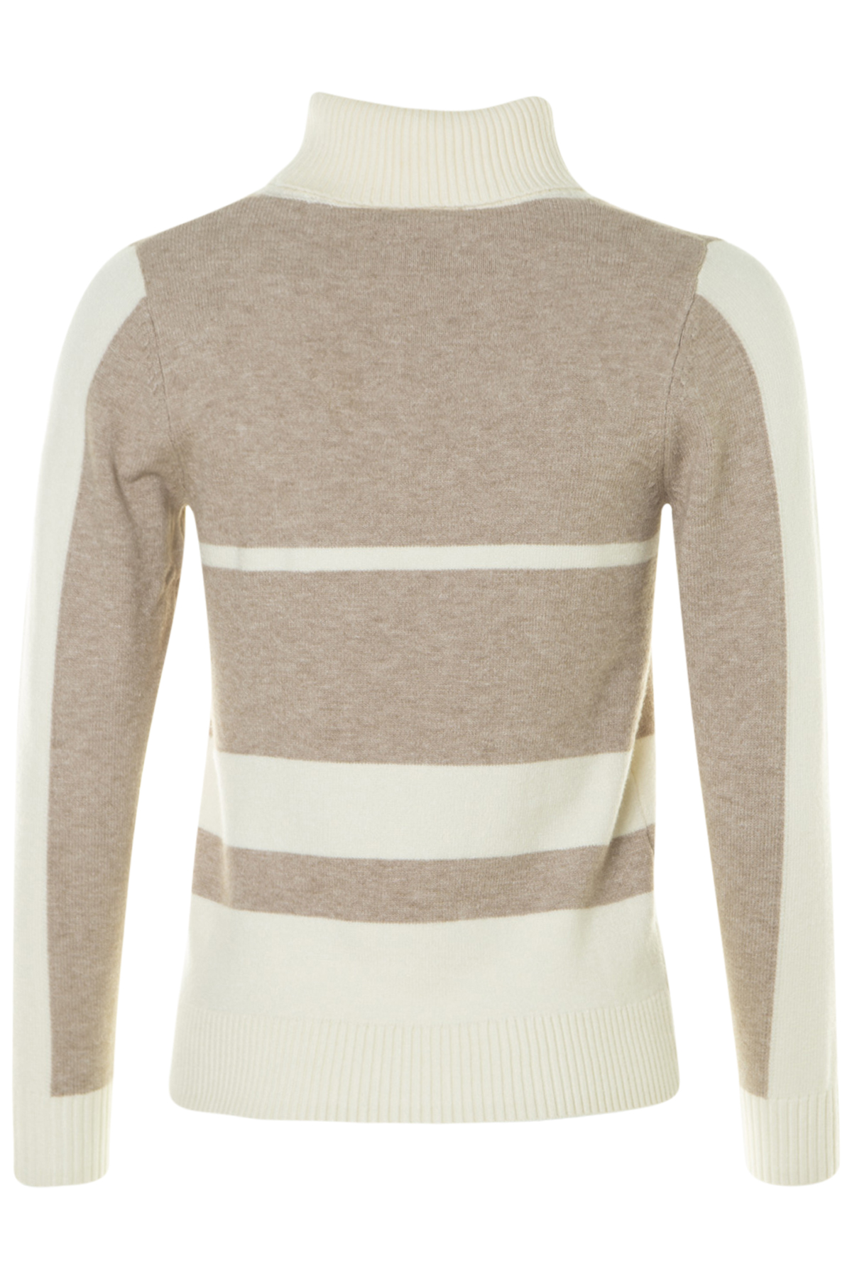 Micha PoloTröja Husum 56302 Offwhite/Camel, bak