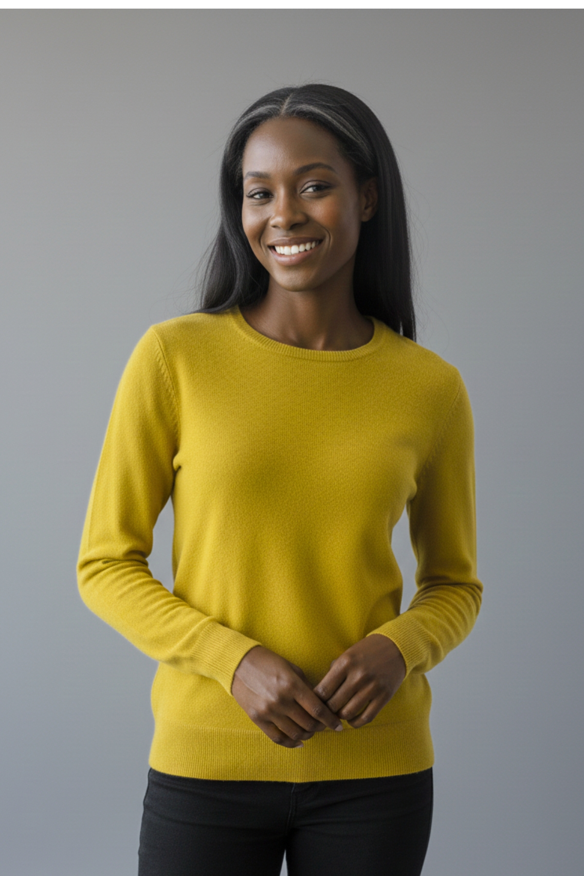 InLinea Cashmere Jumper Jack Mustard