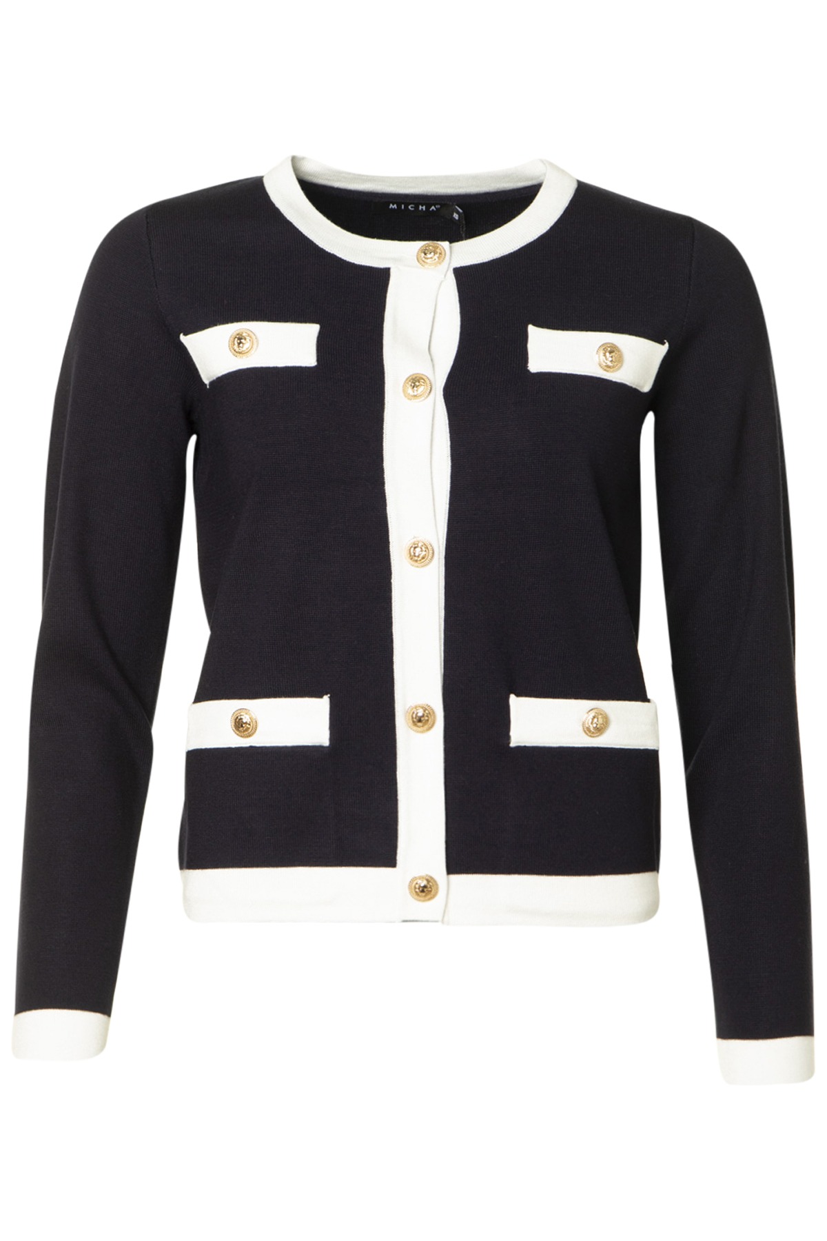 Micha Cardigan Daejeon 32012 Navy/Offwhite