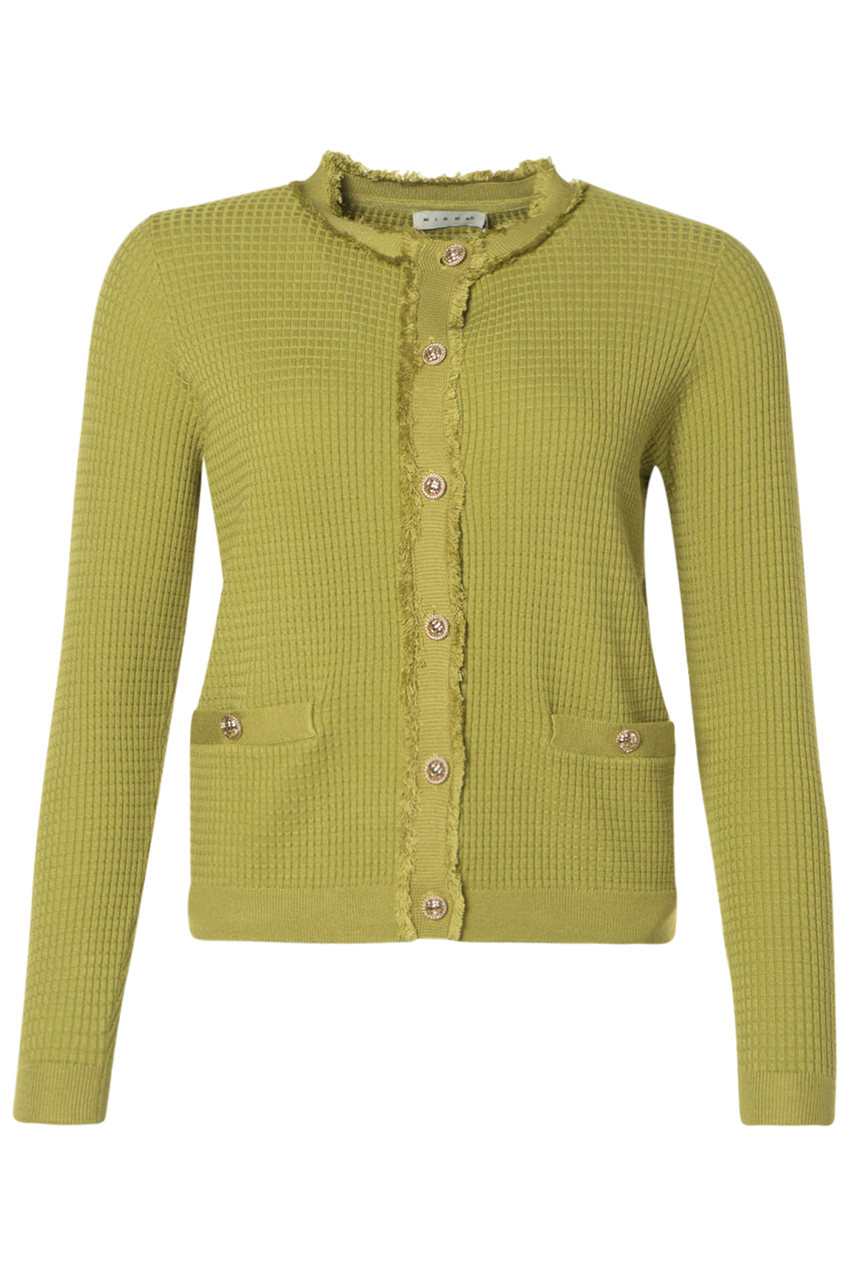 Micha Cardigan Dangjin 4537 Moss, fram