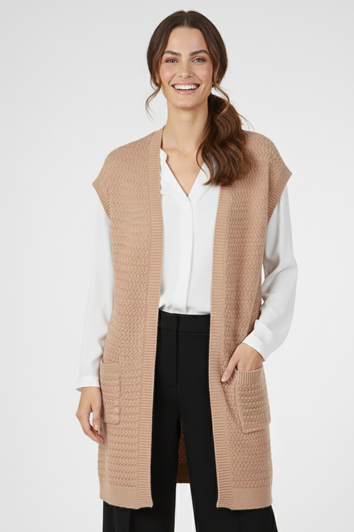 Micha Långväst Yokohama camel