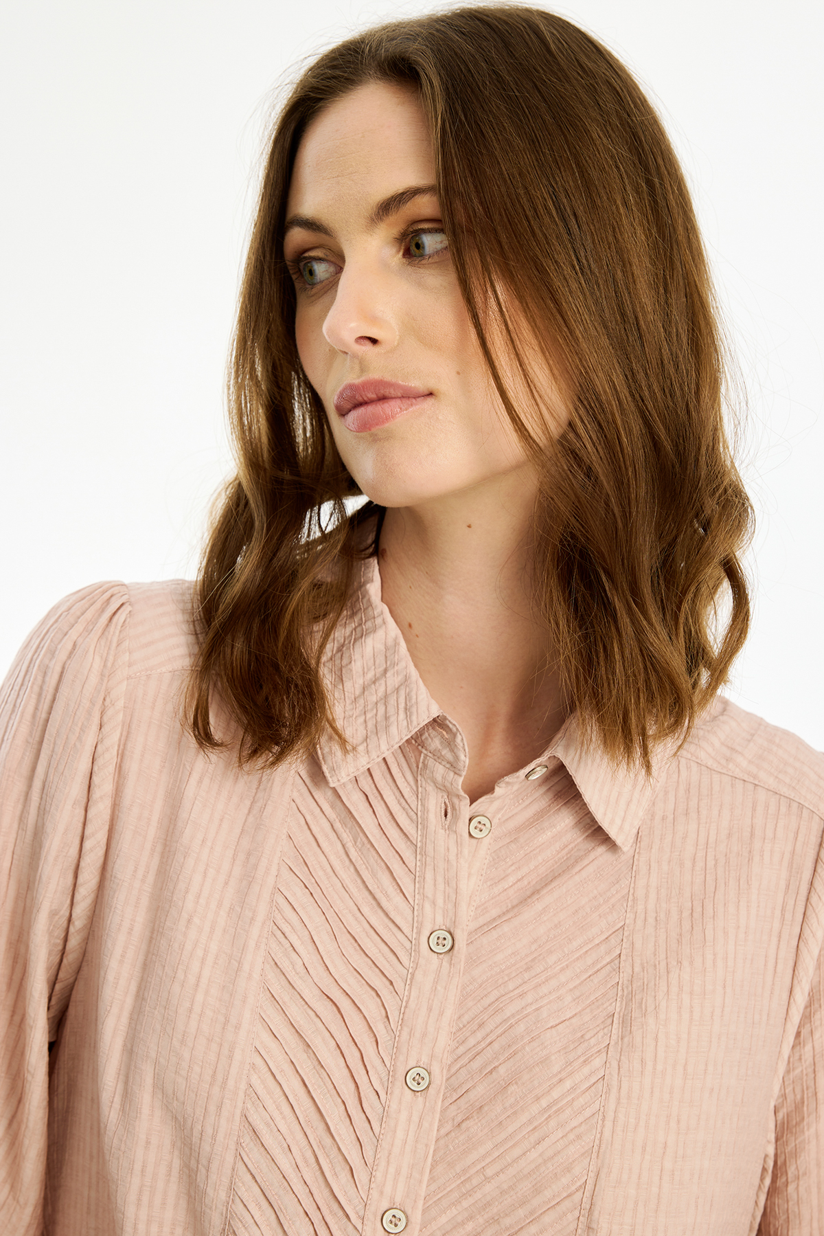 In Front Signe Blus Cloud 210 Dusty Rose, detalj