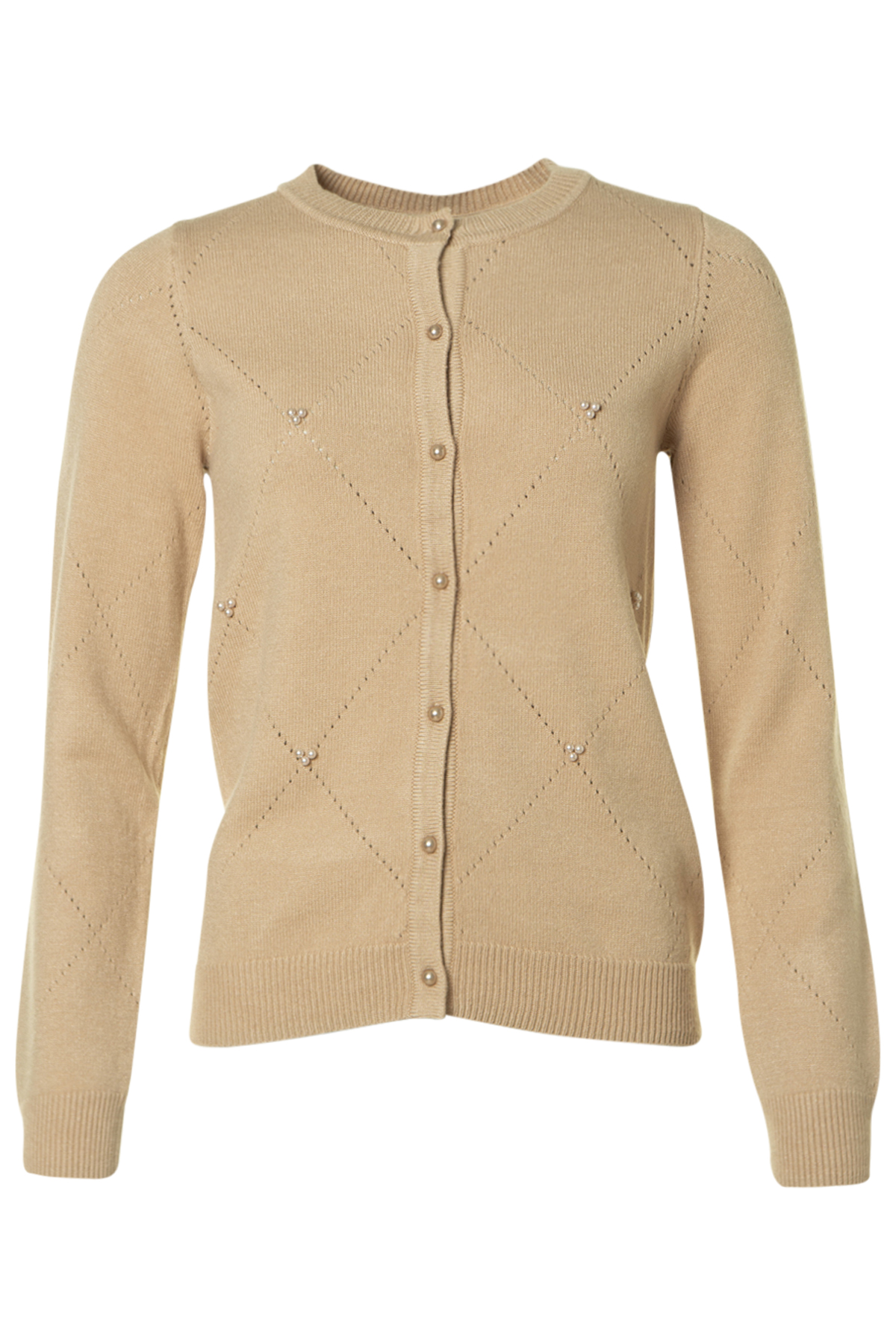 Micha Cardigan Chiba 7761 Camel, fram