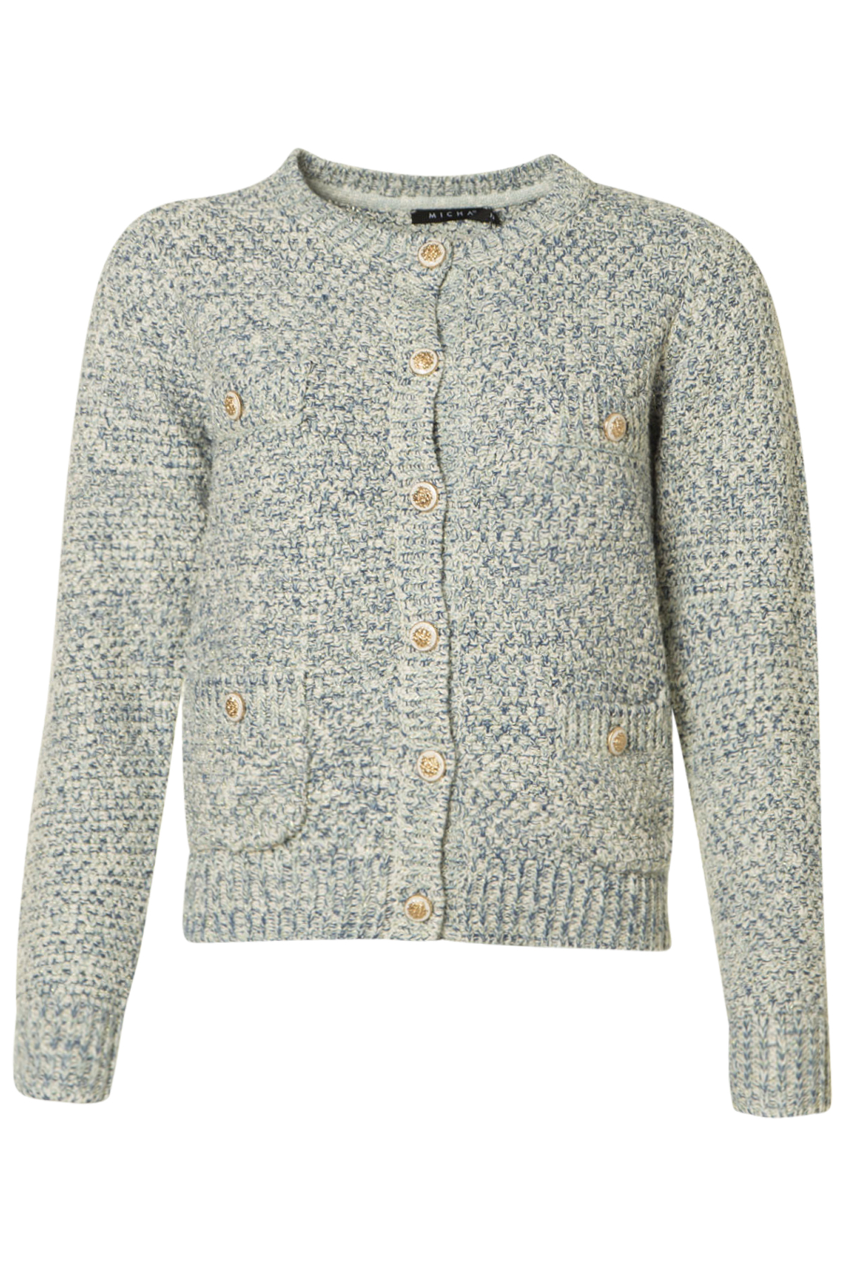 Micha Cardigan Shanghai 20018 Blue Multi, fram