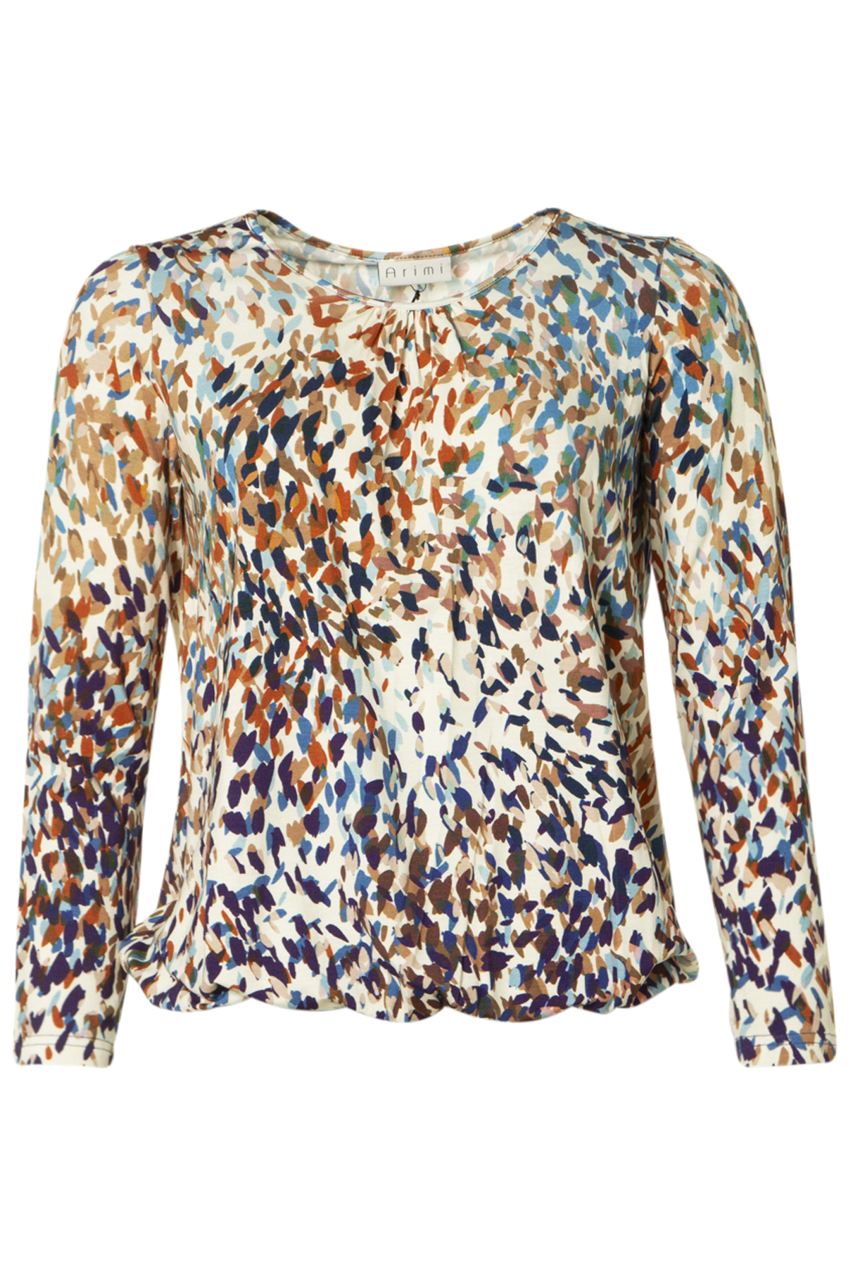 Arimi Topp Harbor Latte 89 Navy/Beige, fram