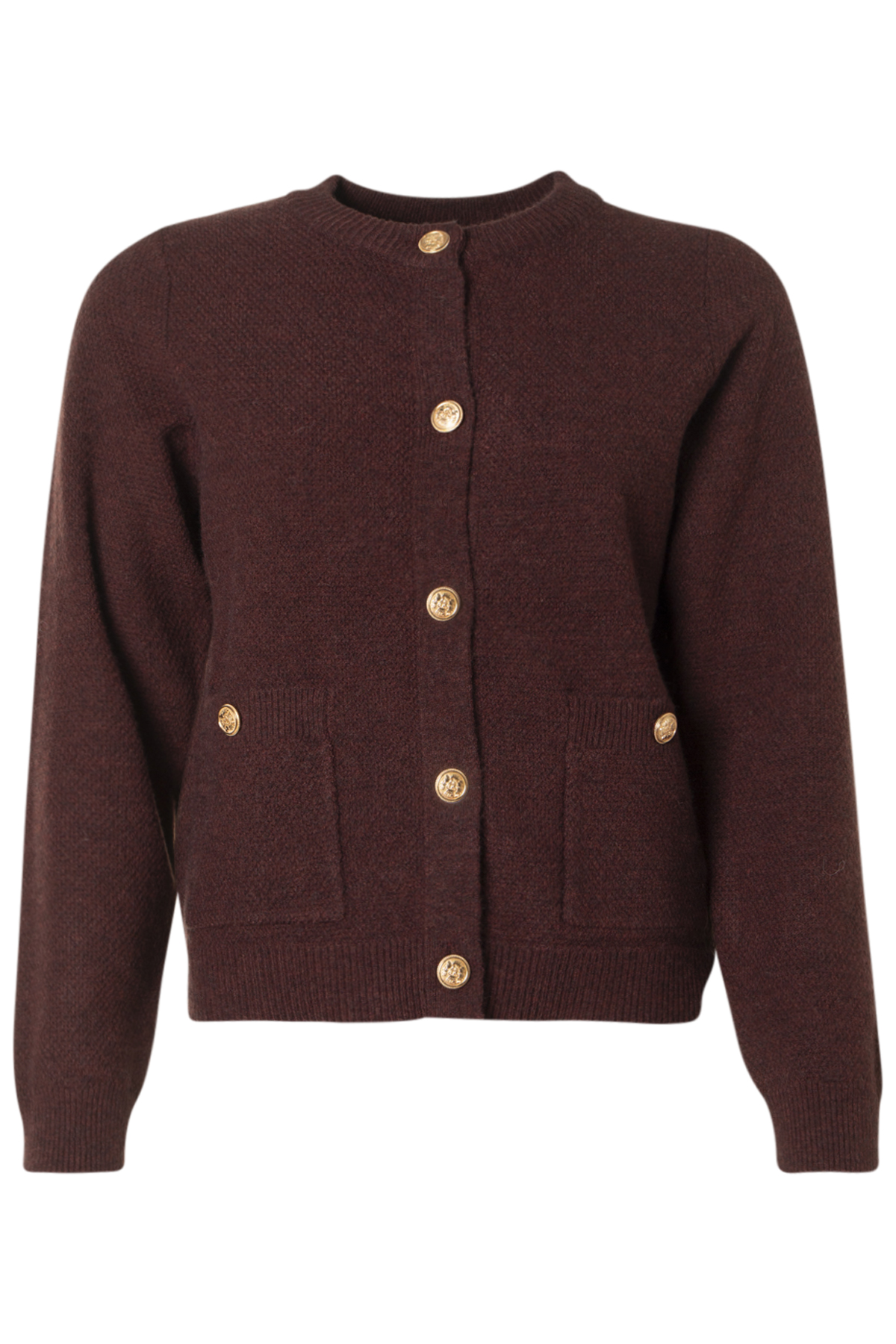 Soulmate Cardigan Missy 499 Burgundy, fram