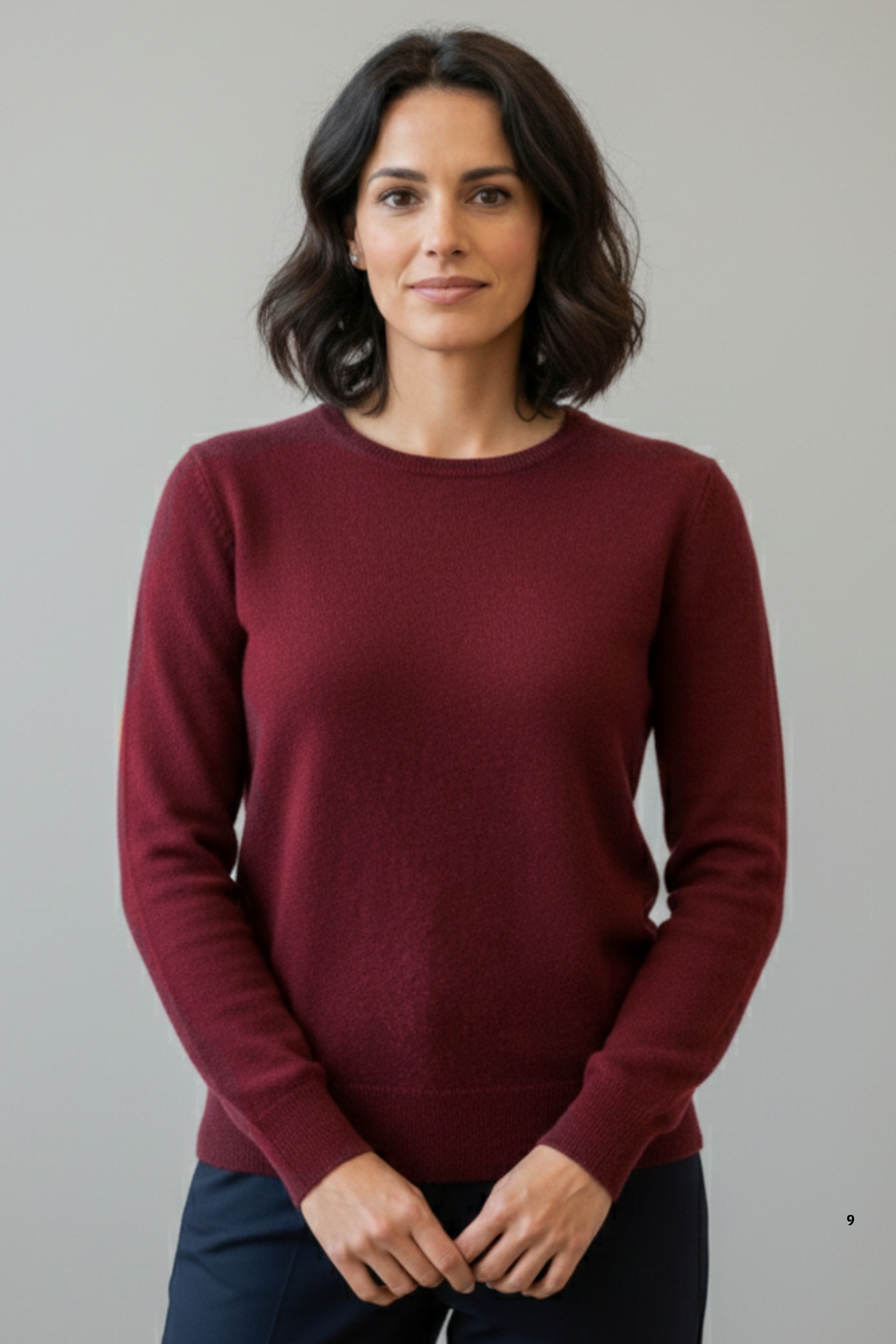 inlinea cashmere tröja jack cherry