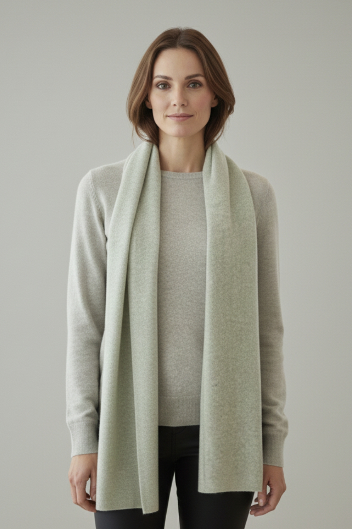 inlinea cashmeresjal george smokegreen