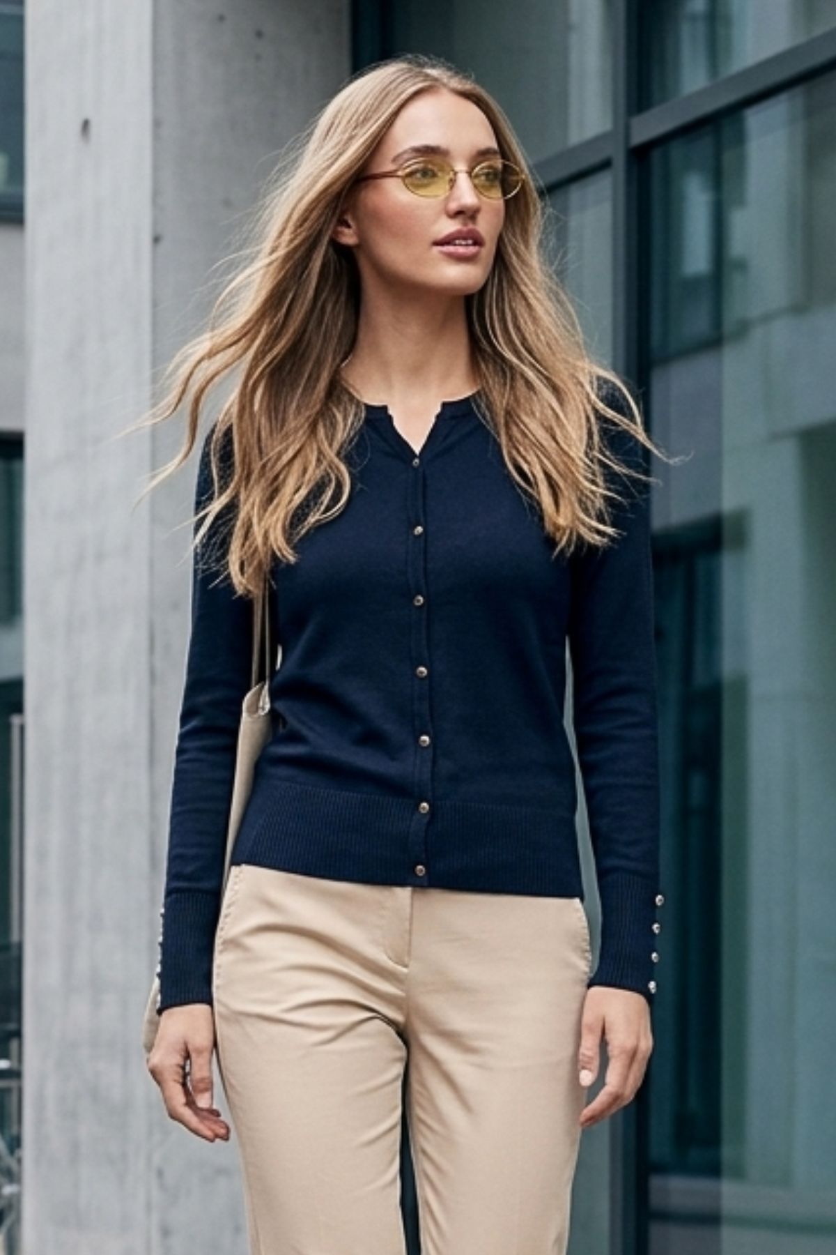 Micha Cardigan Aberdeen 10 Navy