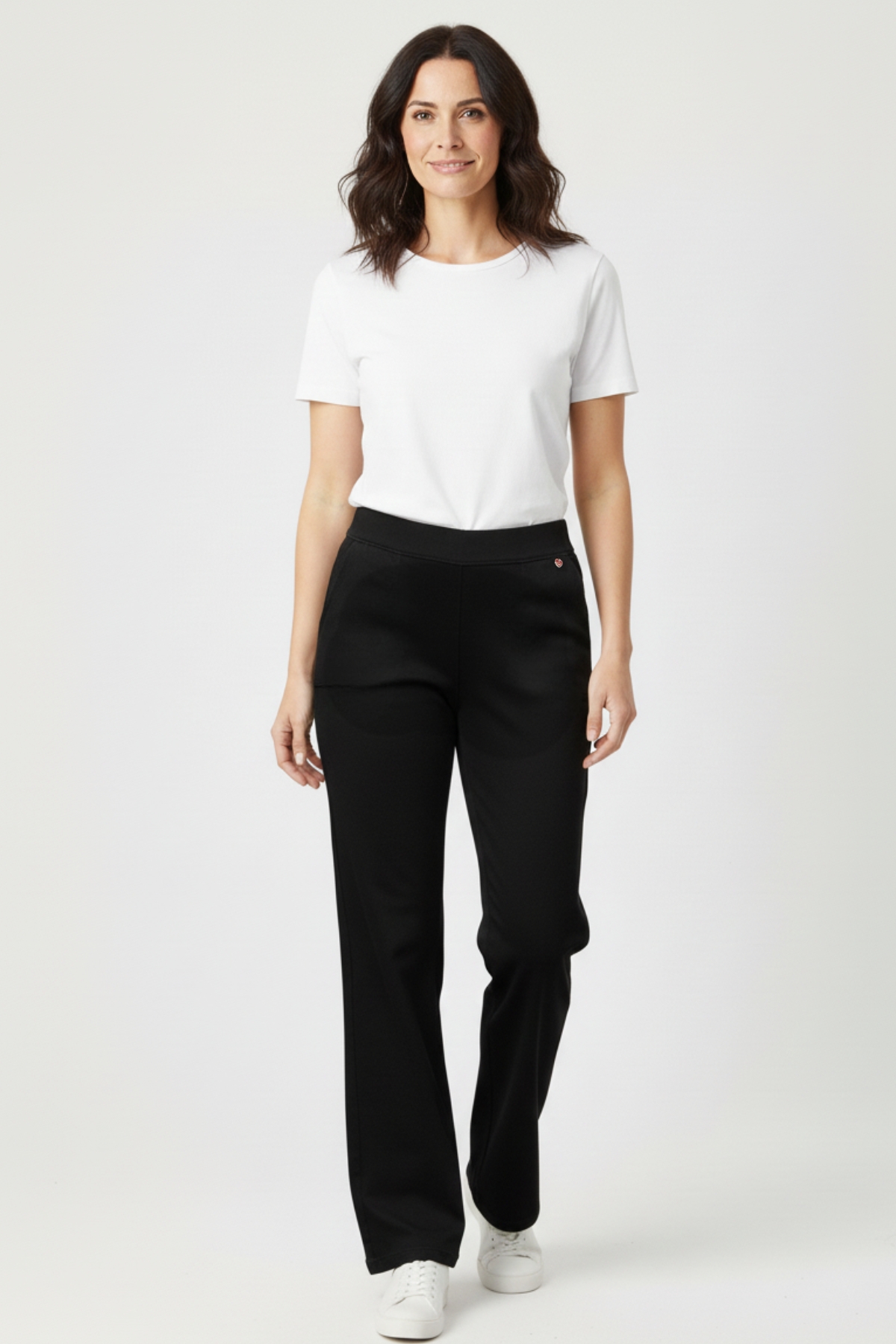 Scarlet Wide Leg Black