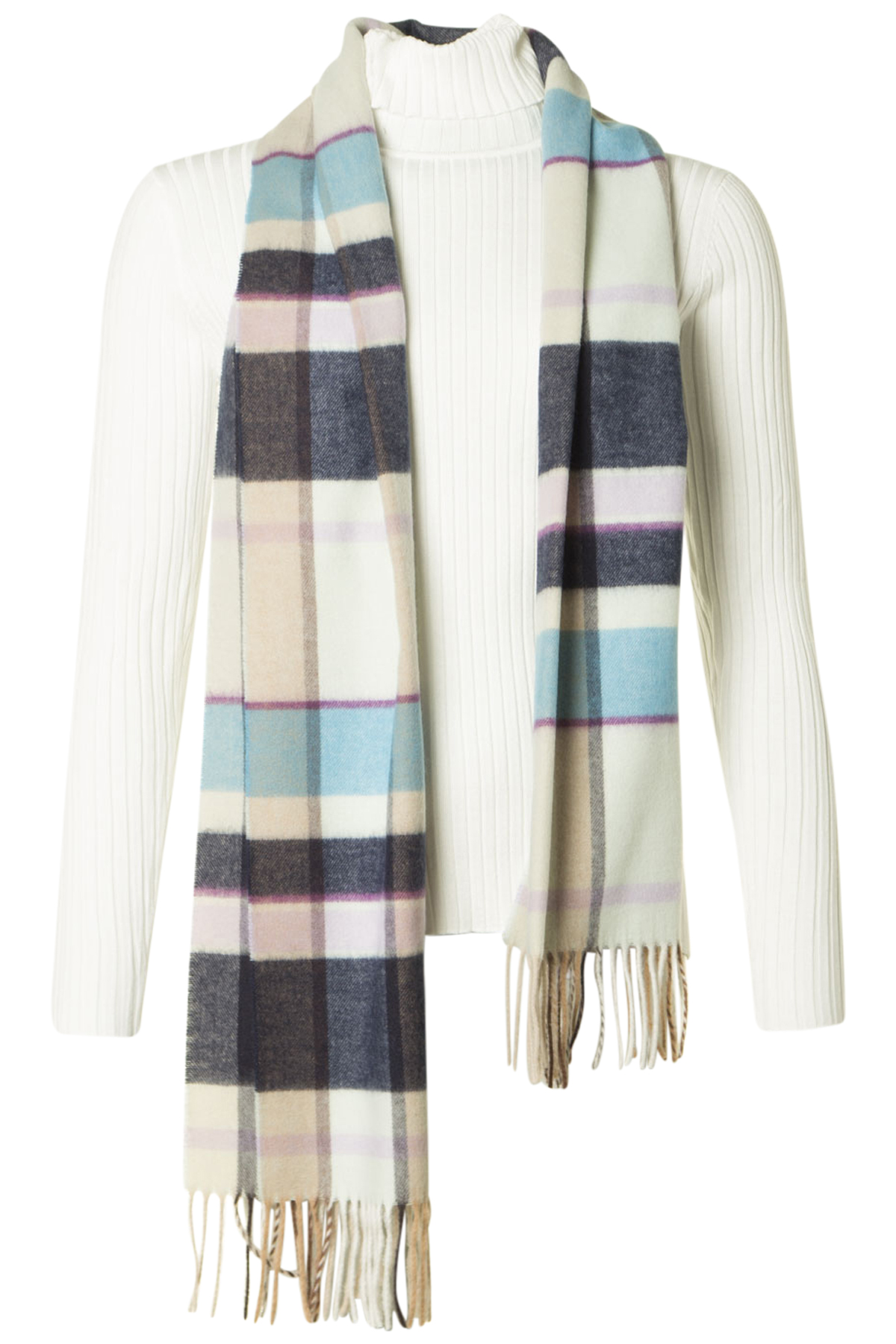 Clarina Sjal Eisblume 700 Green/blue