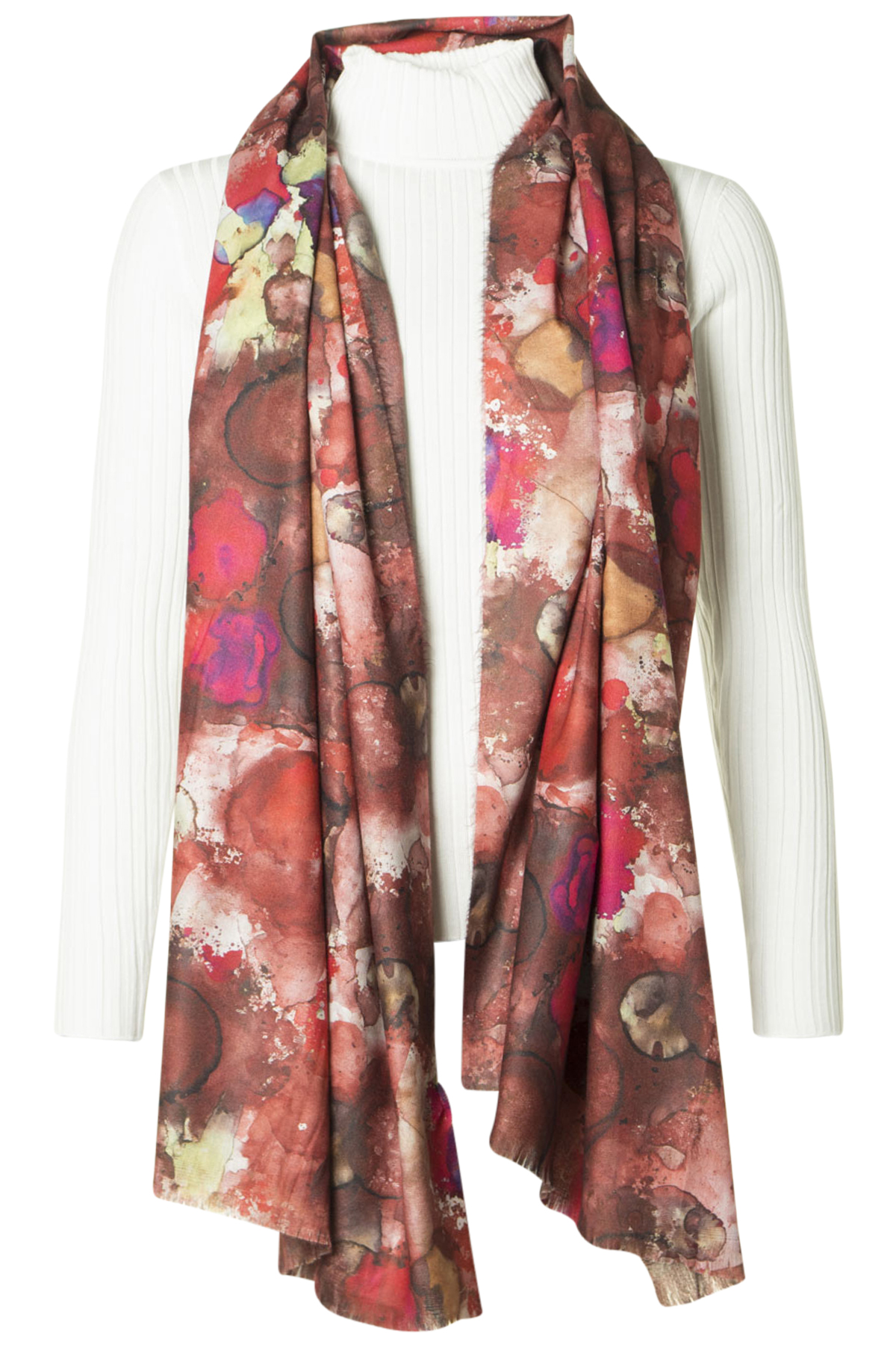 Clarina Sjal Morgenrot 400 Red - Bild 3