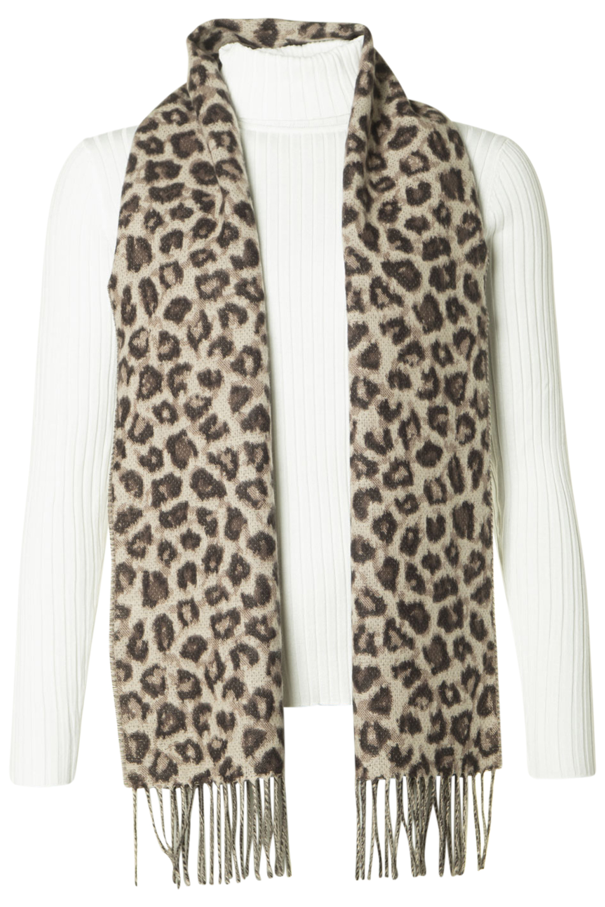 Clarina CashminkSjal Wildnis 861 Brown/Leo