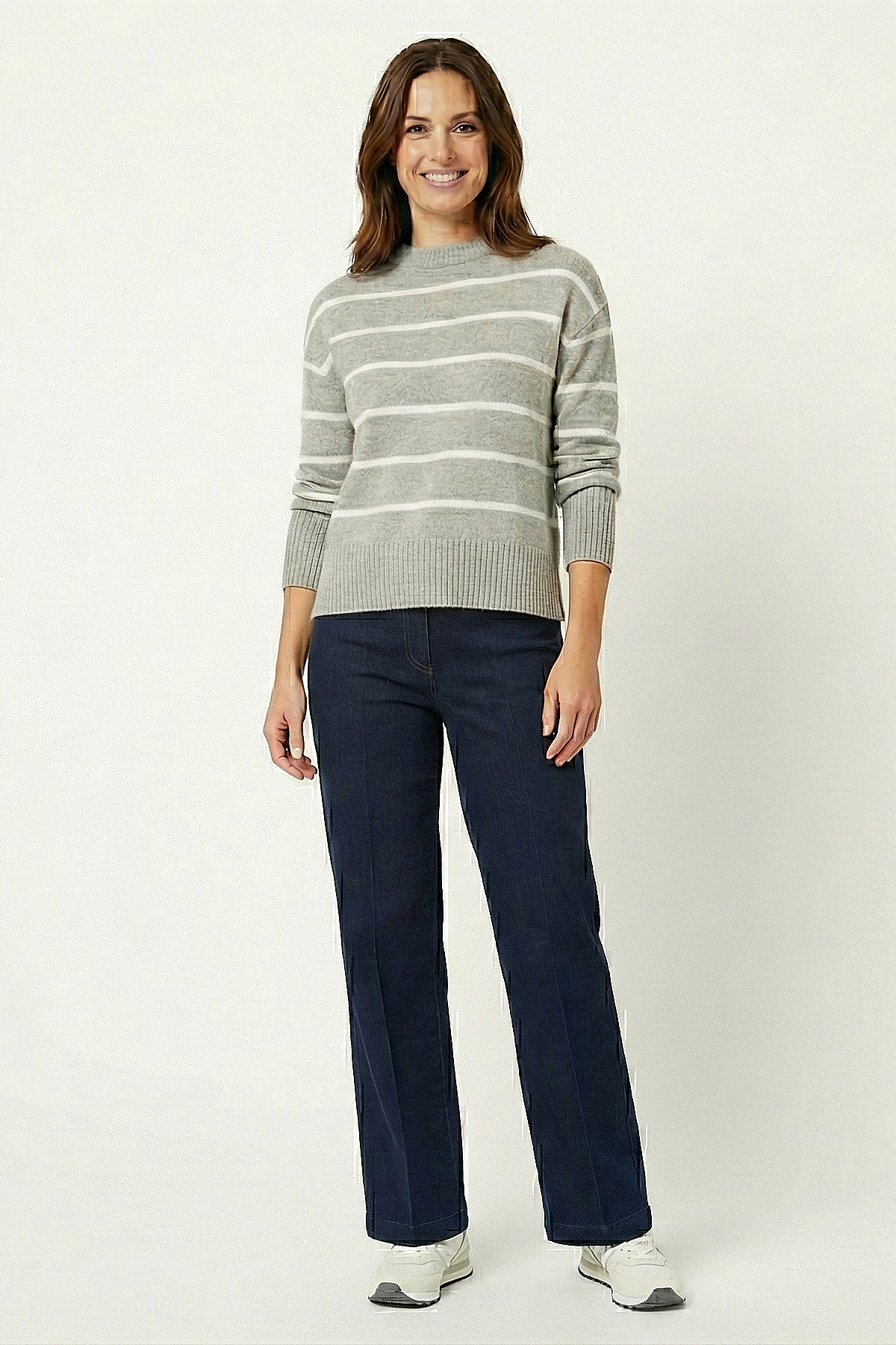 Micha Polotröja Turpan 52151 Grey/offwhite - Bild 5