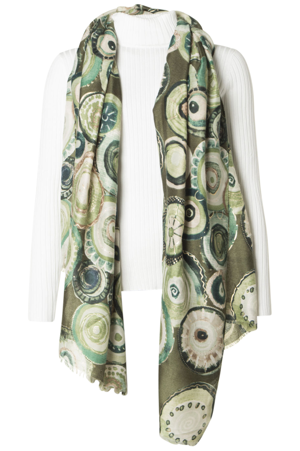 Clarina Sjal Morgenrot Green