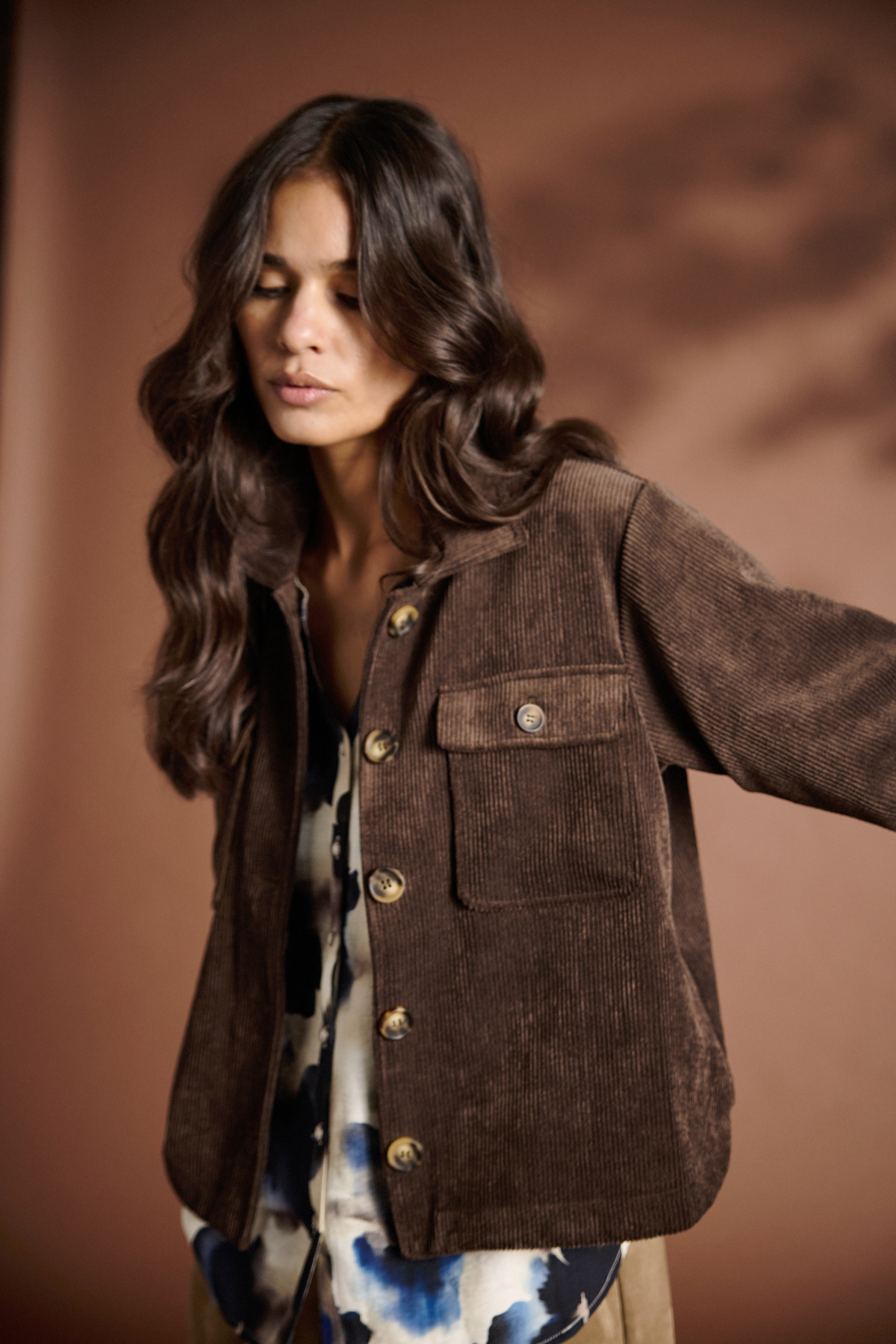 Framsida InFront Ivy Jacka brun