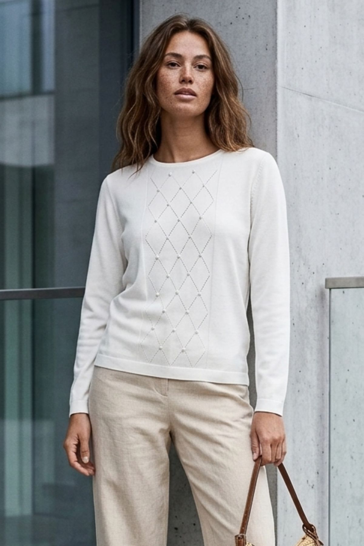 Micha Tröja Ramatuelle 2 Offwhite