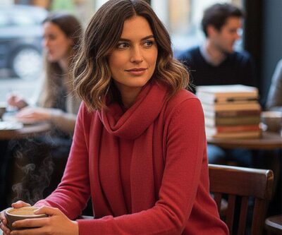 Cashmeretröja Jack Punch och cashmeresjal George Punch