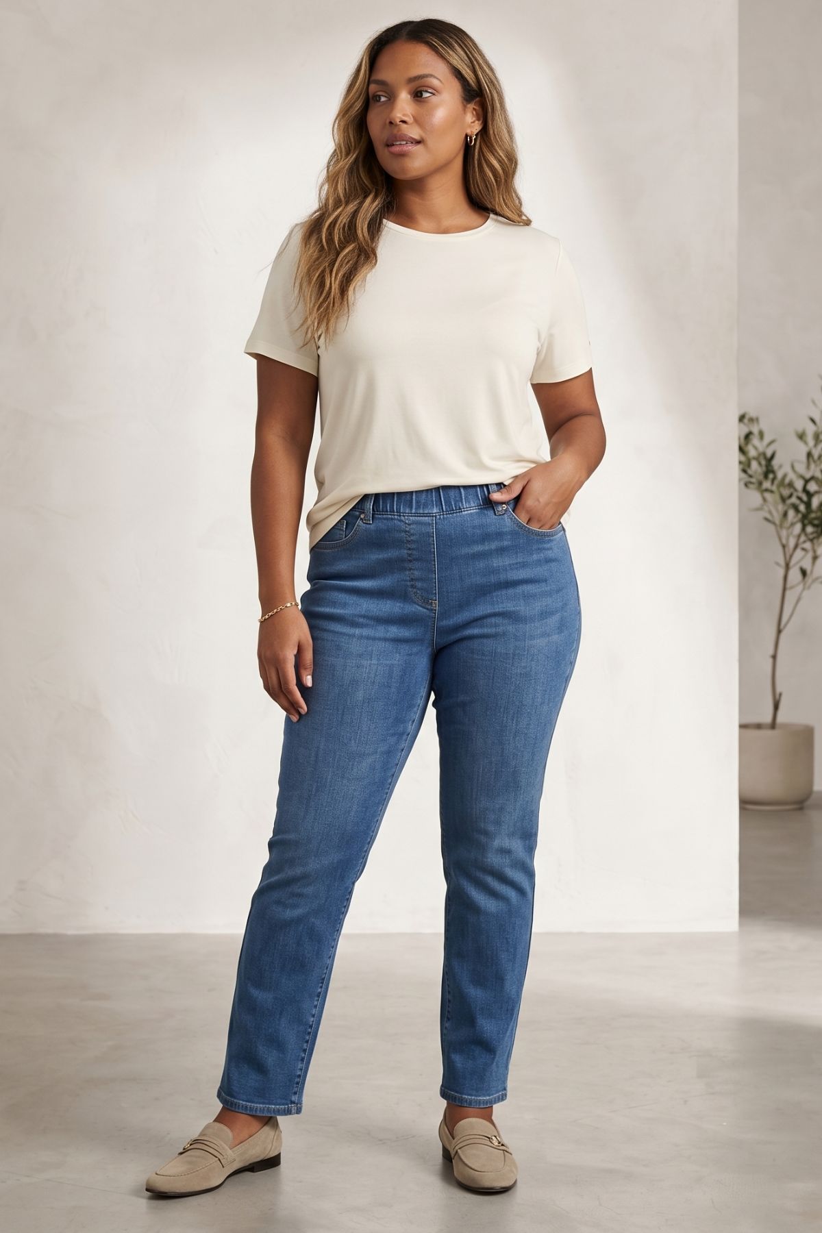 Hannah Regular Denim XSL 49401 Blue Denim