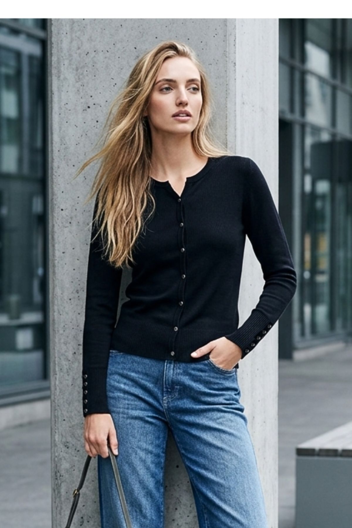 Micha Cardigan Aberdeen 99 Black