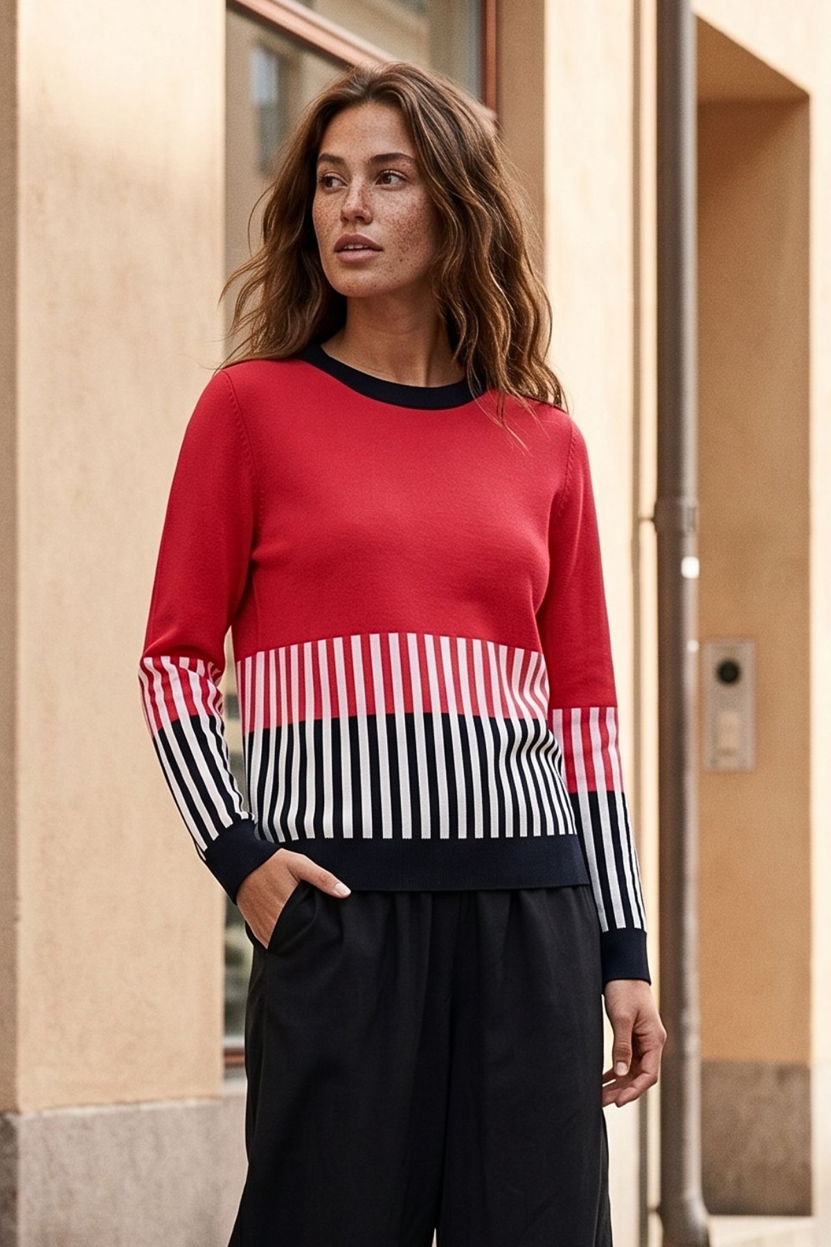 Micha Tröja Poitiers 80623 Red/Navy
