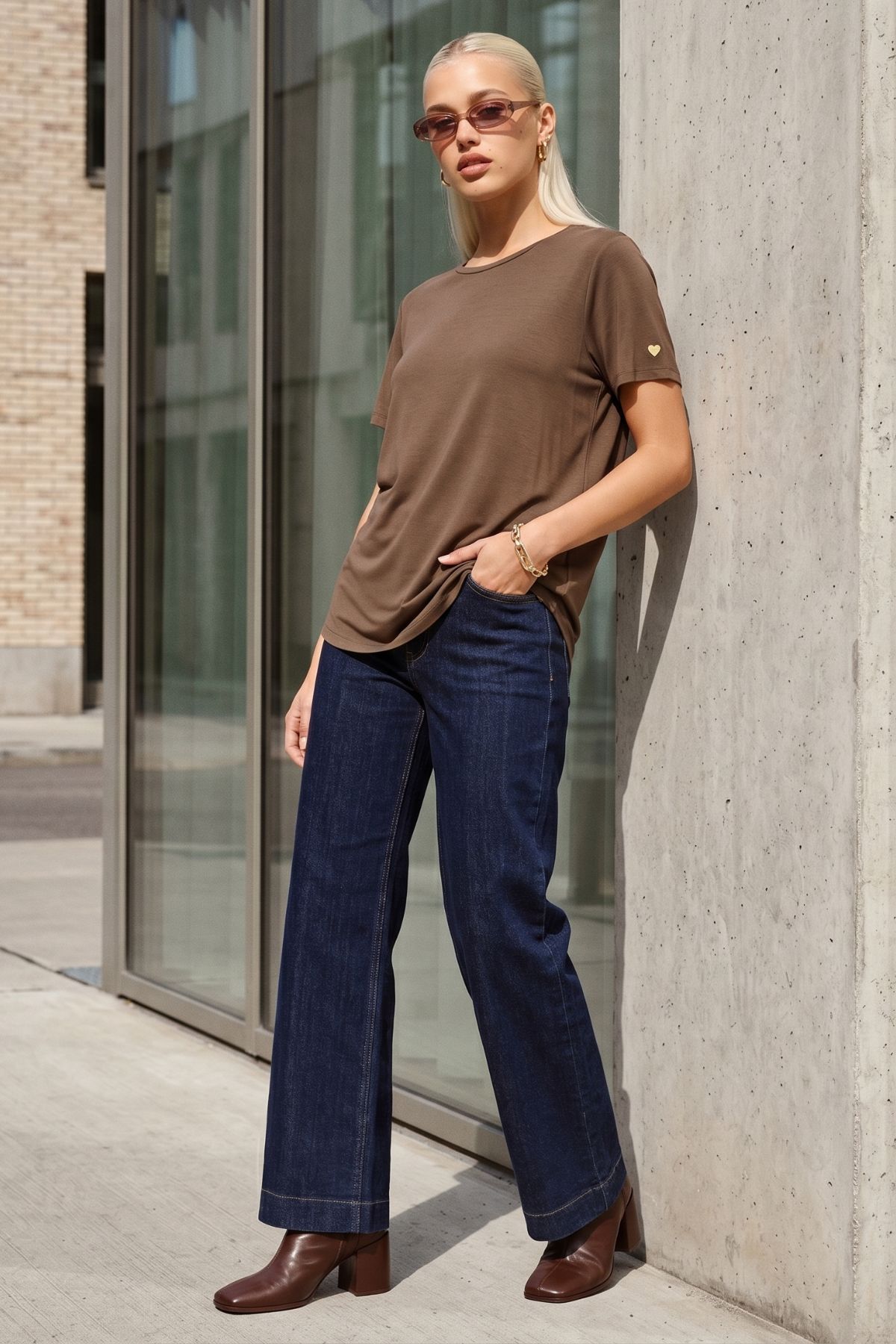 In Front Nina Topp 801 Brown