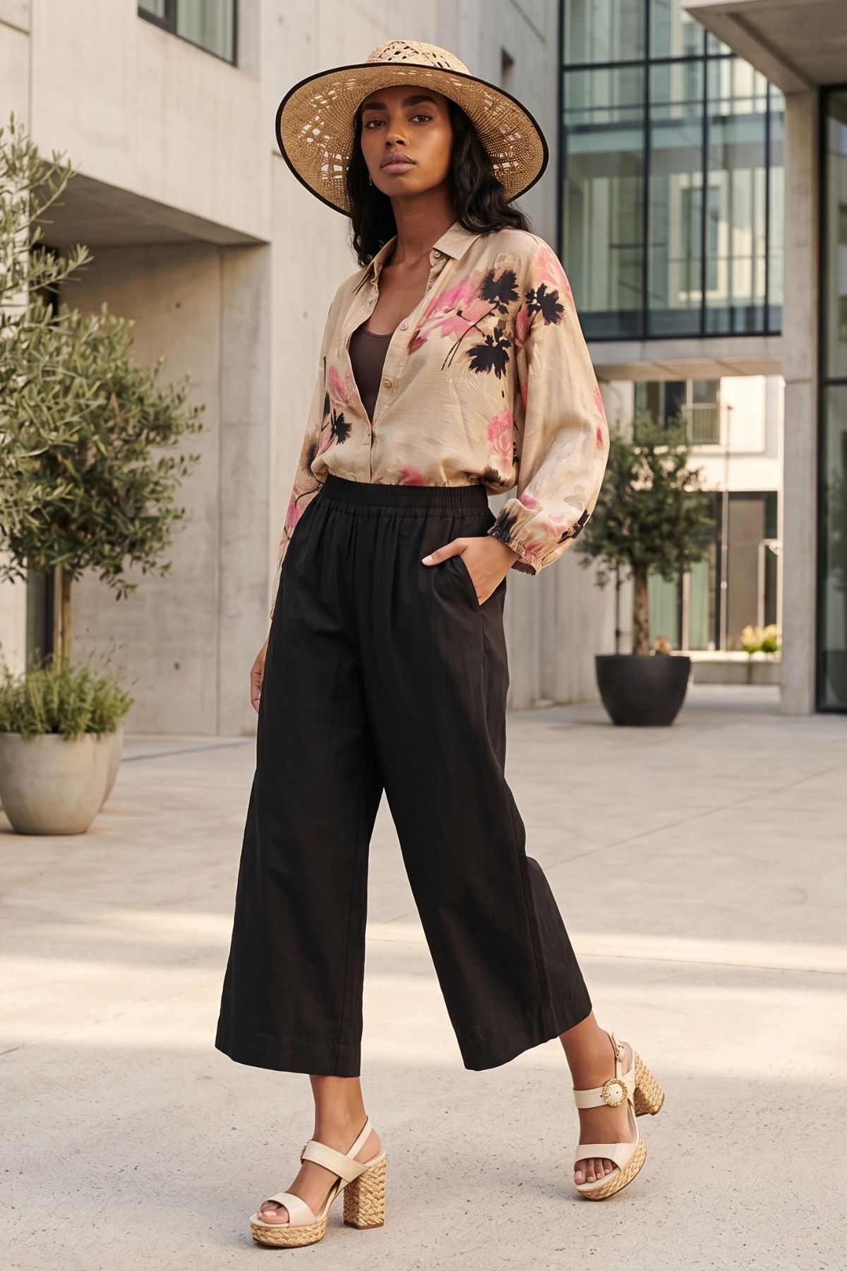 InFront Rubi Byxor Rose 999 Black