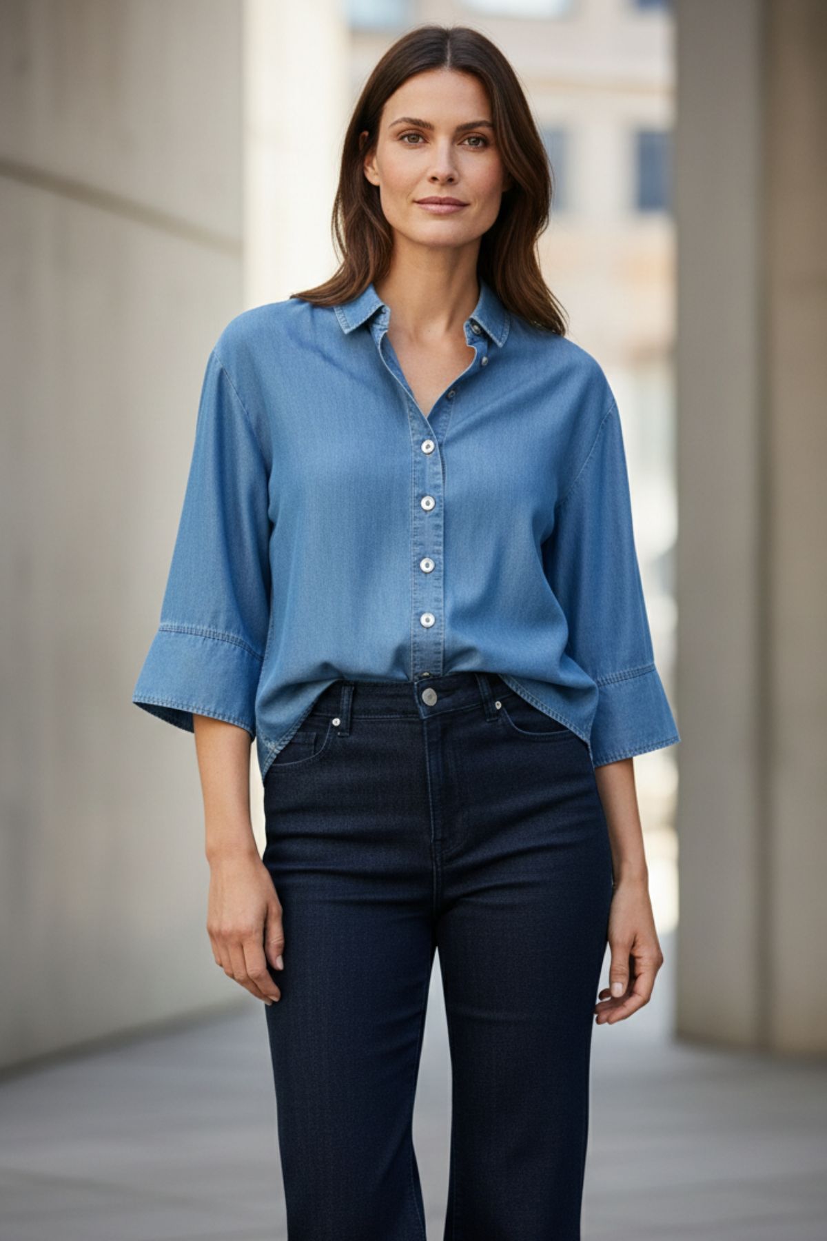 Micha Skjorta Provins 2618 Light Blue - Bild 2