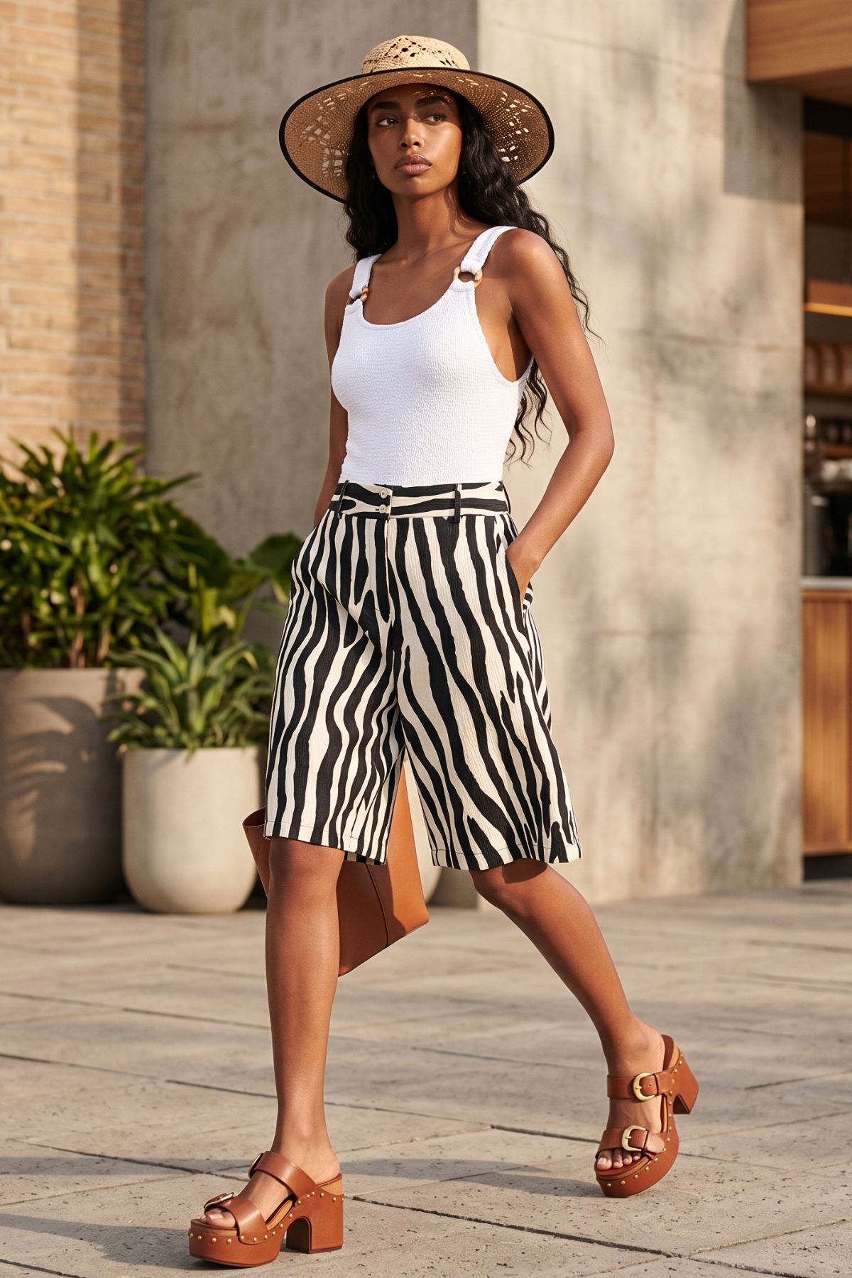 Micha Shorts Zicavo 20693 Black/Offwhite