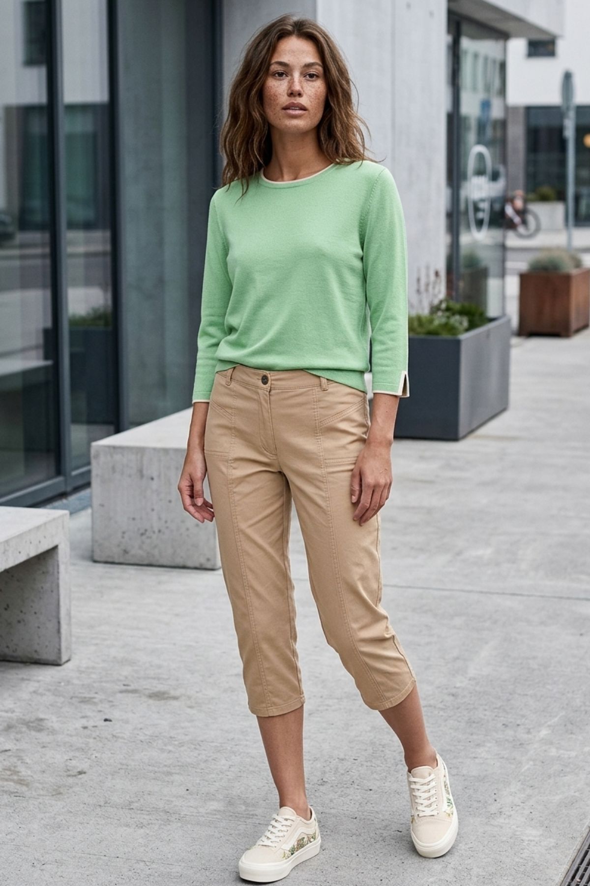 Micha Capri Byxor Cogolin 3067 sand
