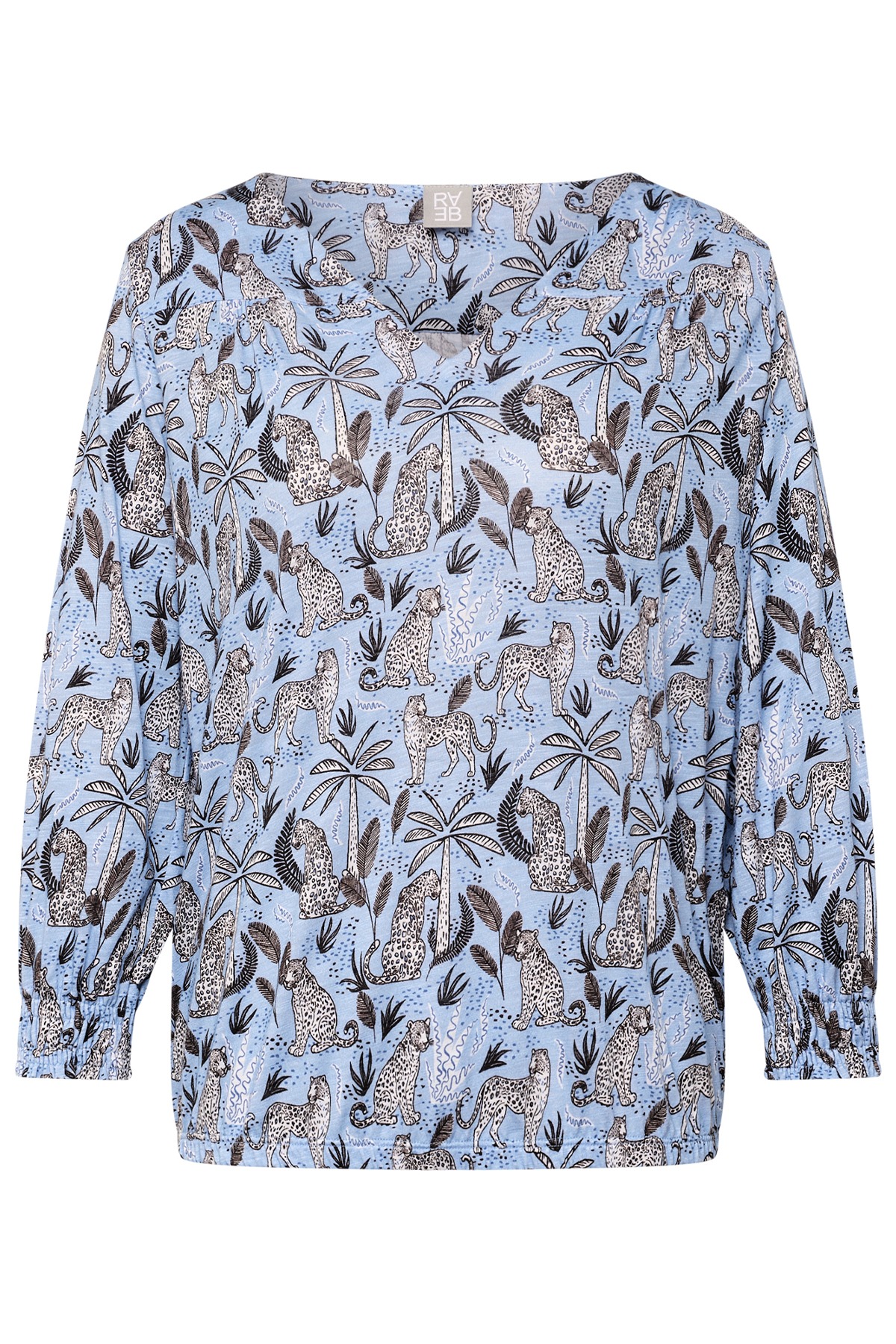 Rabe Blus Kaelina 6333 Blue Wild - Bild 2