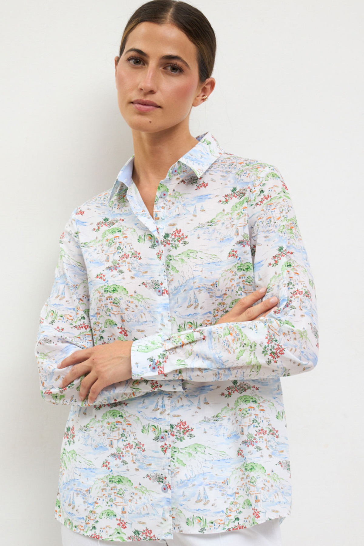 Tinta Blus Mileva Light Blue