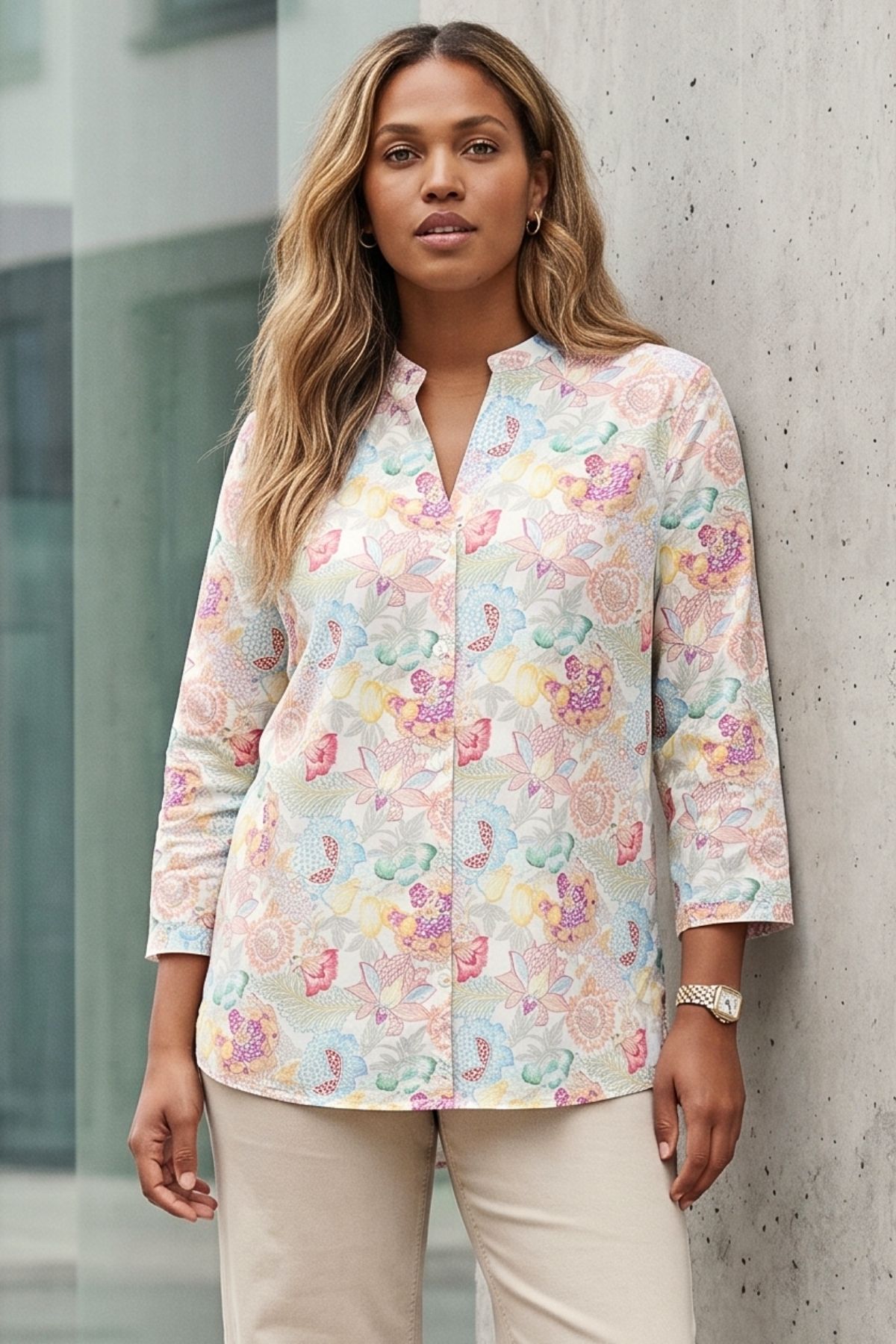 Clarina Blus Laguna 545 Flower