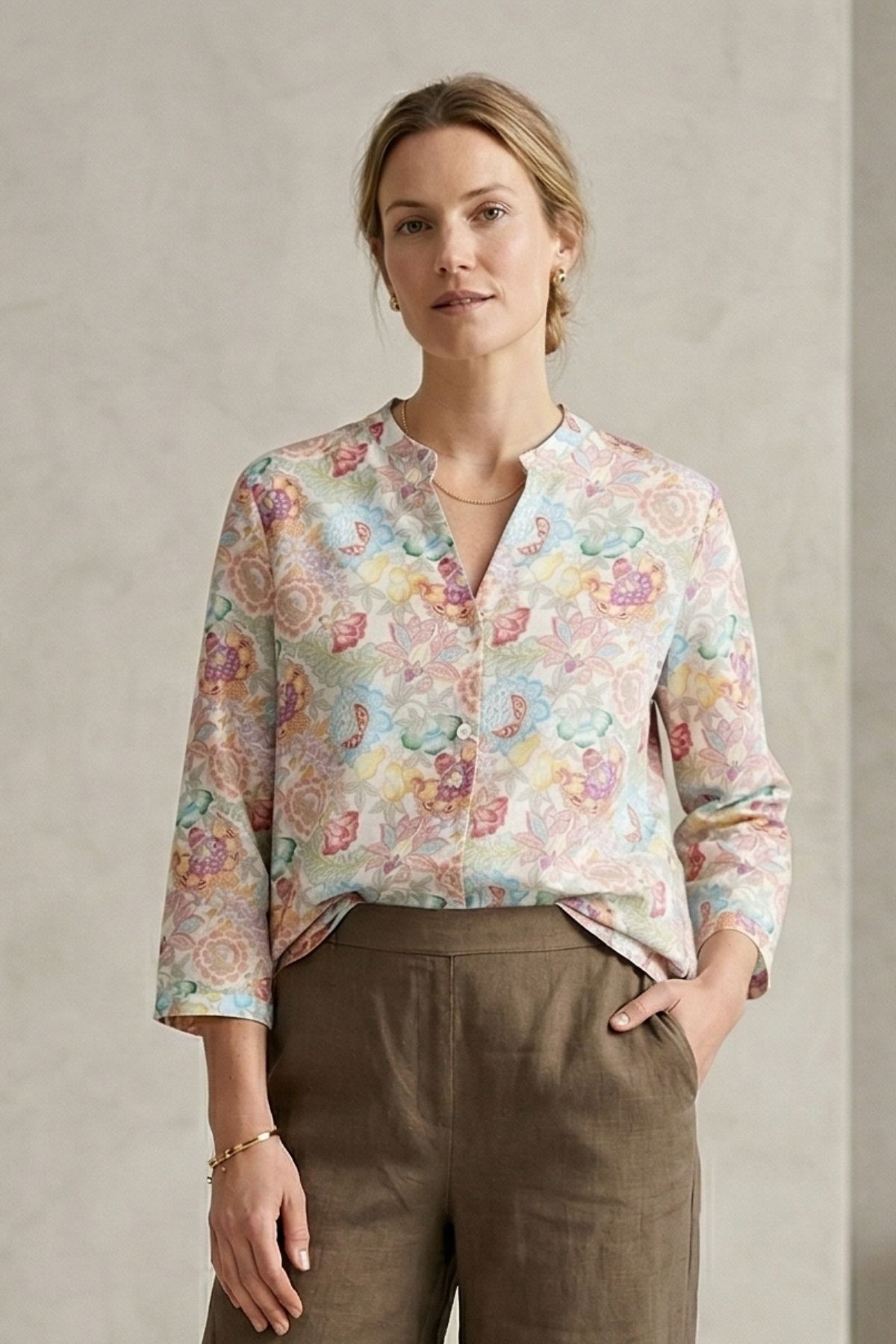 Clarina Blus Laguna 545 Flower