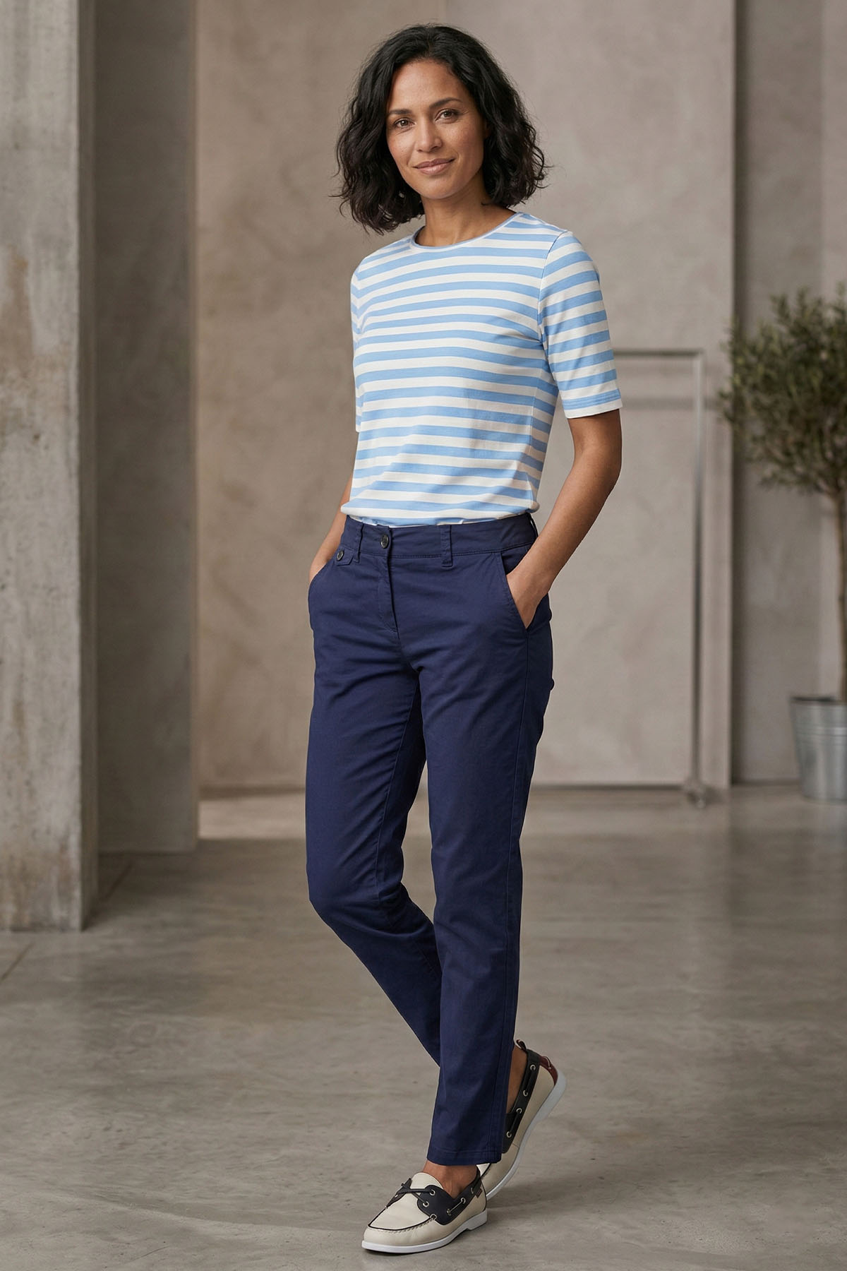 Denise15 Chino 4065 Navy - Bild 2