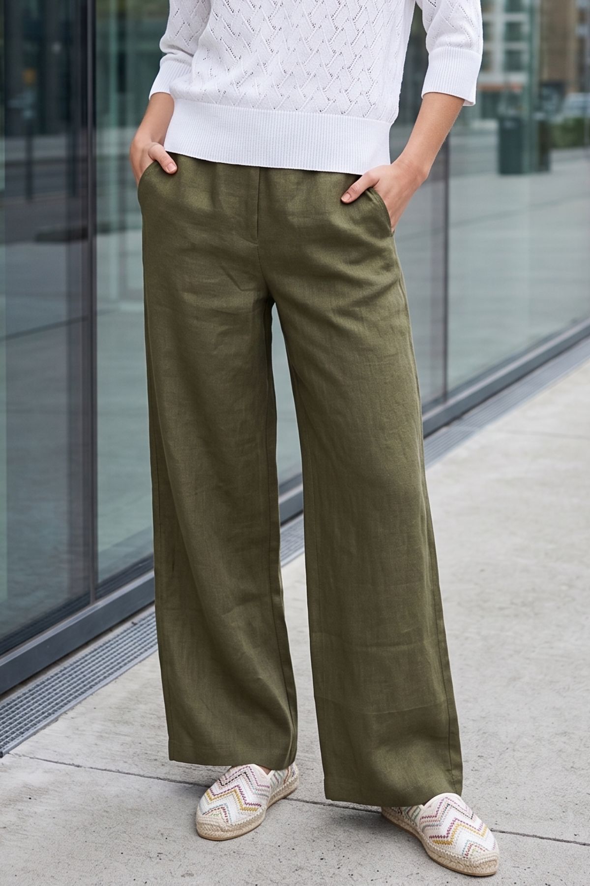 InLinea LinneByxor Antonia 546 Olive