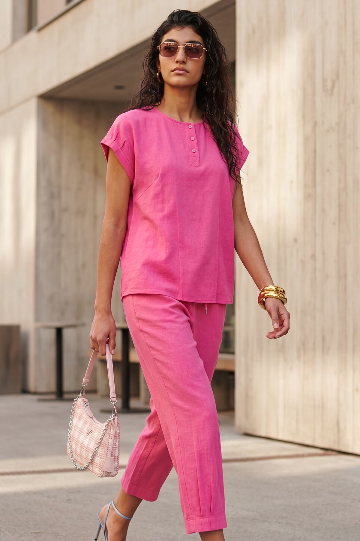 Micha LinneTopp Fayence 3670 Pink