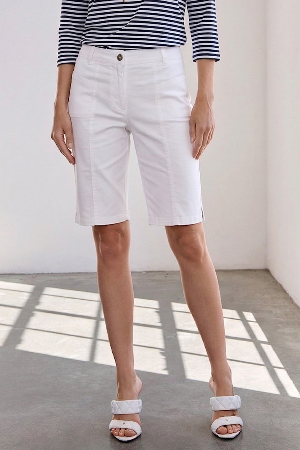 Micha Shorts Lorgues 1 Bright White - Bild 4