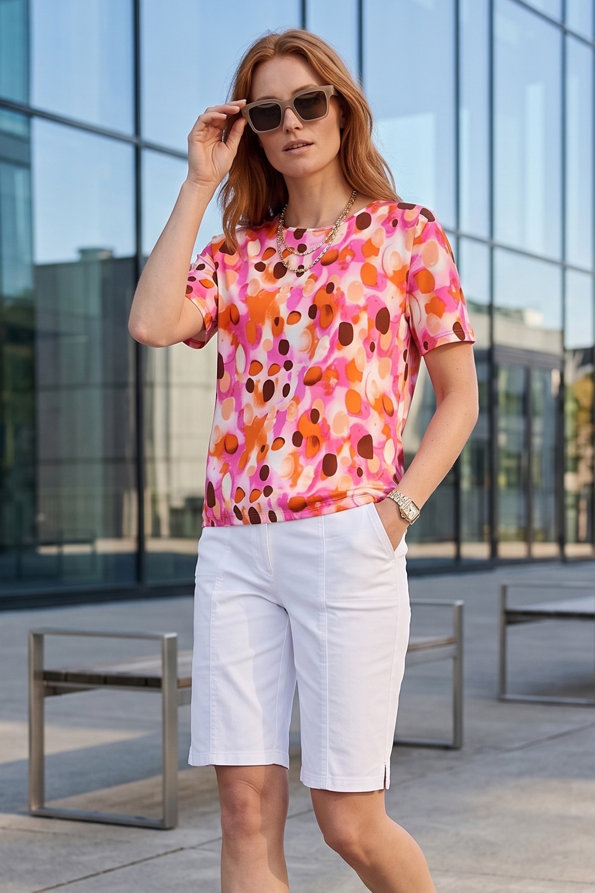 Micha Shorts Lorgues 1 Bright White - Bild 2