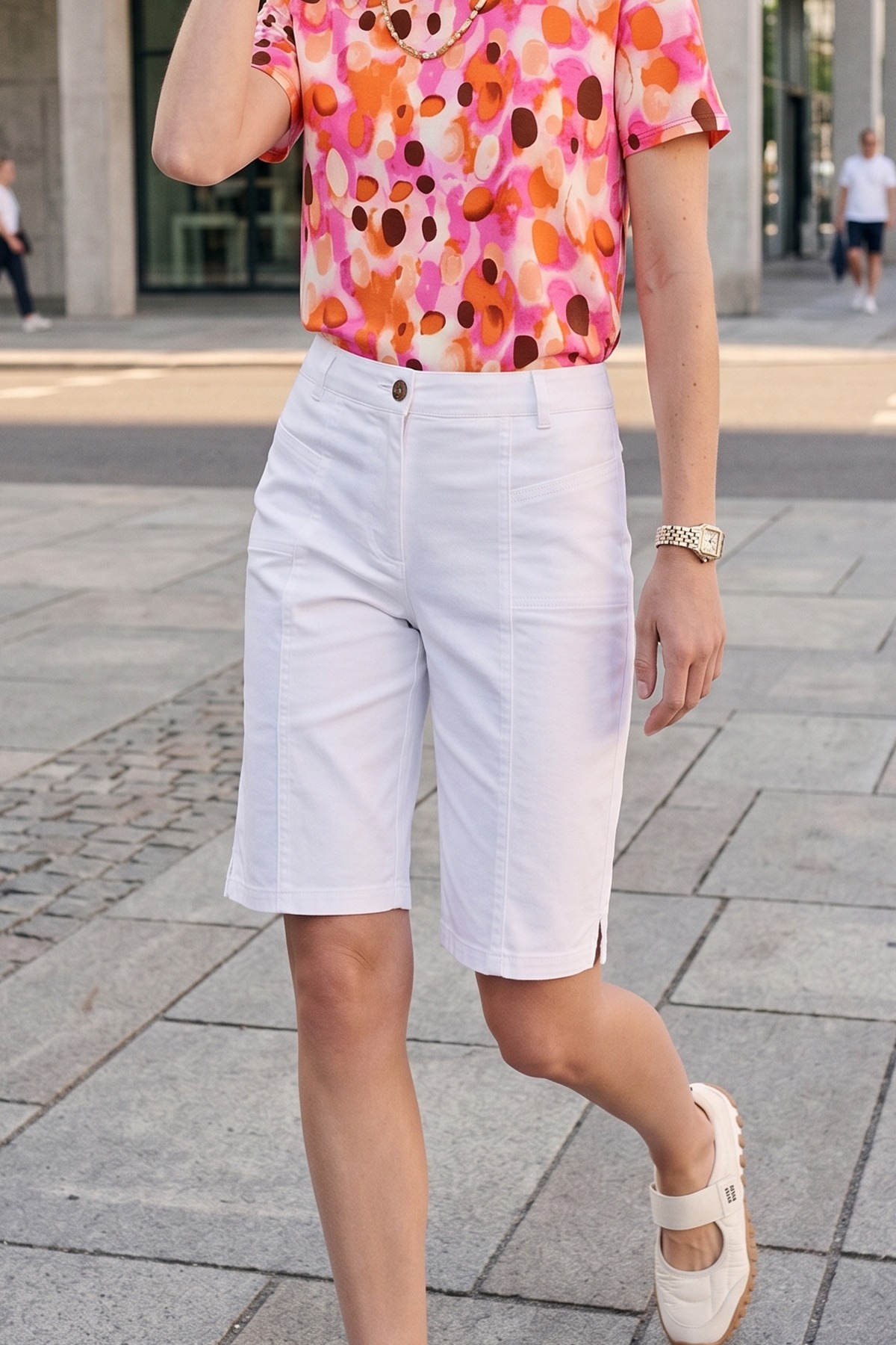 Micha Shorts Lorgues 1 Bright White