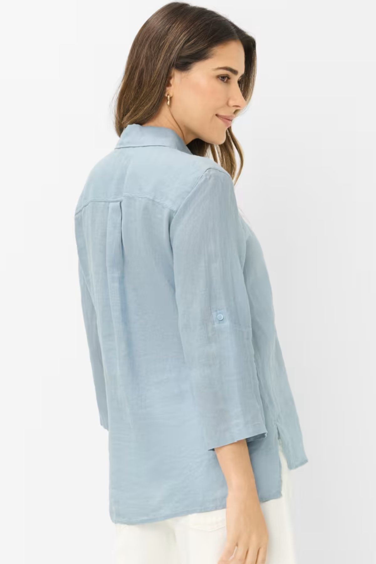 Brax Vicki Linne Skjorta Lia 27 light blue - Bild 4