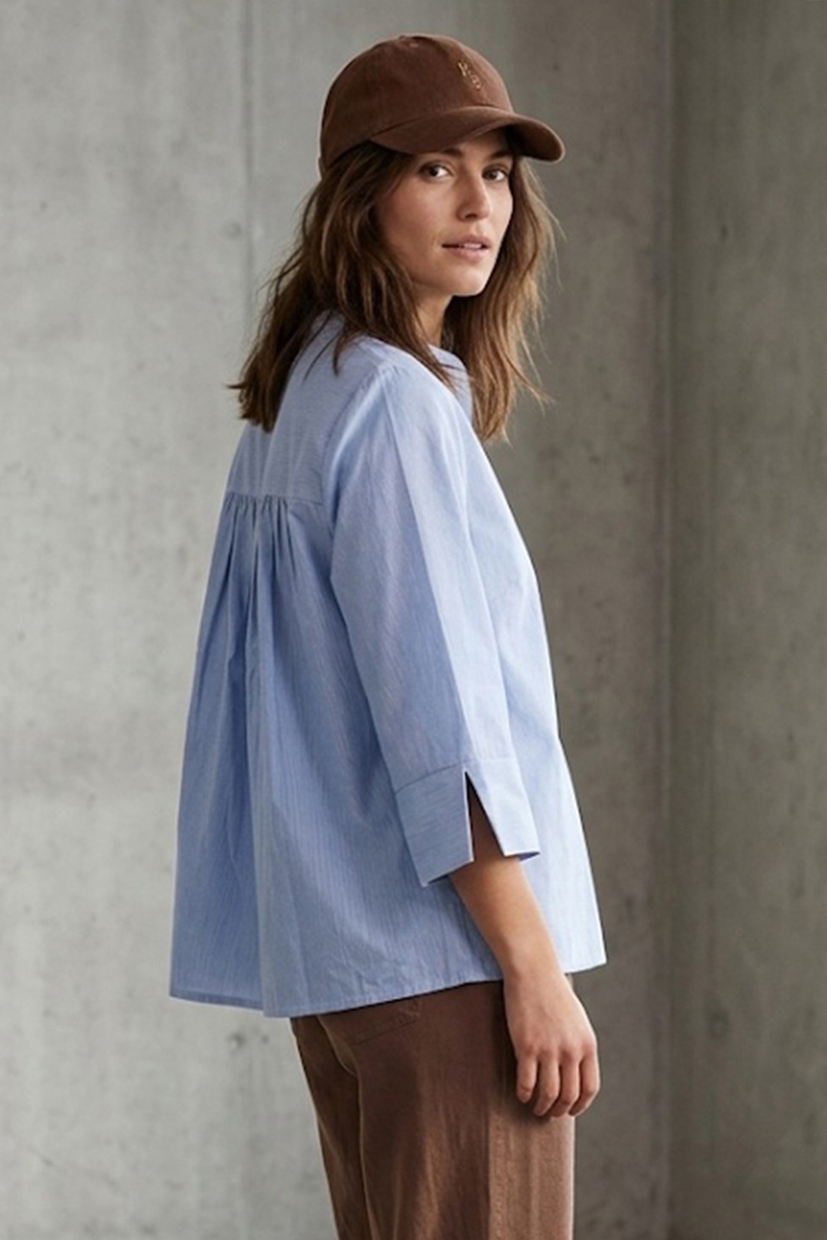 Micha Skjorta Grimaud 54513 blue/white