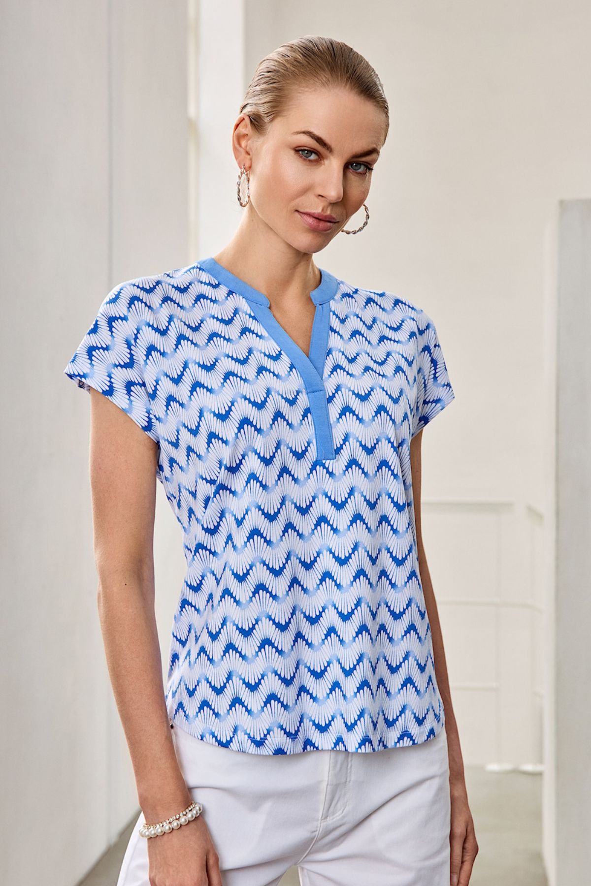 Micha Topp Wave 32618 Blue