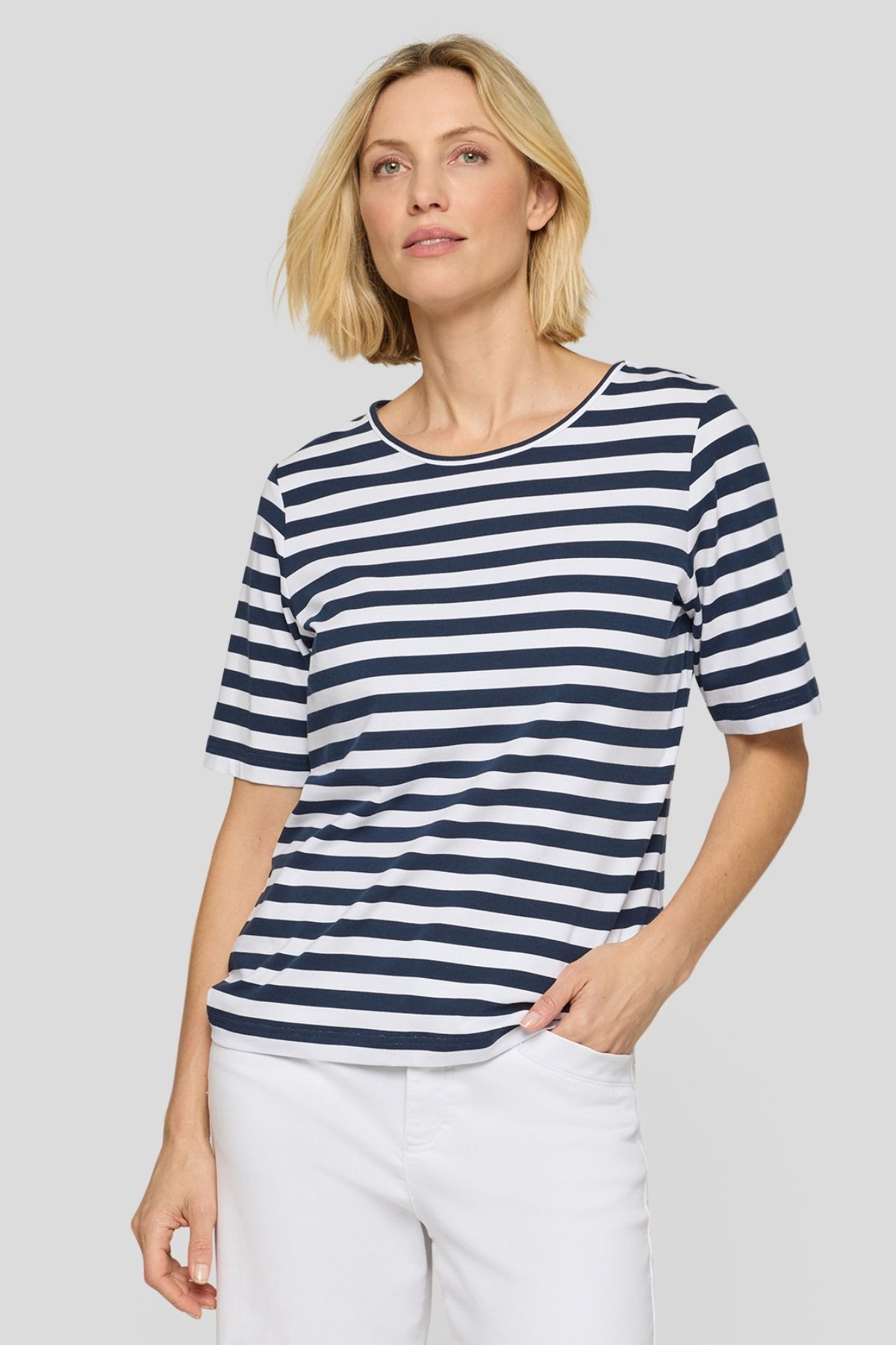 Rabe Blus Moon 6374 Navy Stripe