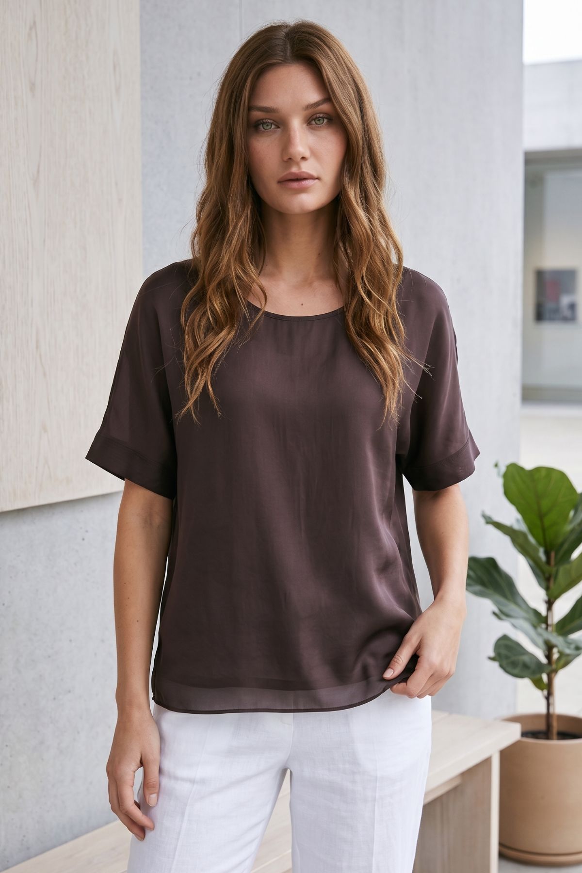 Soulmate Blus Elenor1 829 Dark Brown