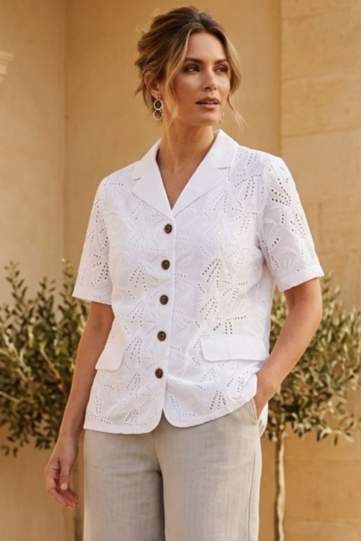 Soulmate Blus Lotti1 1 White